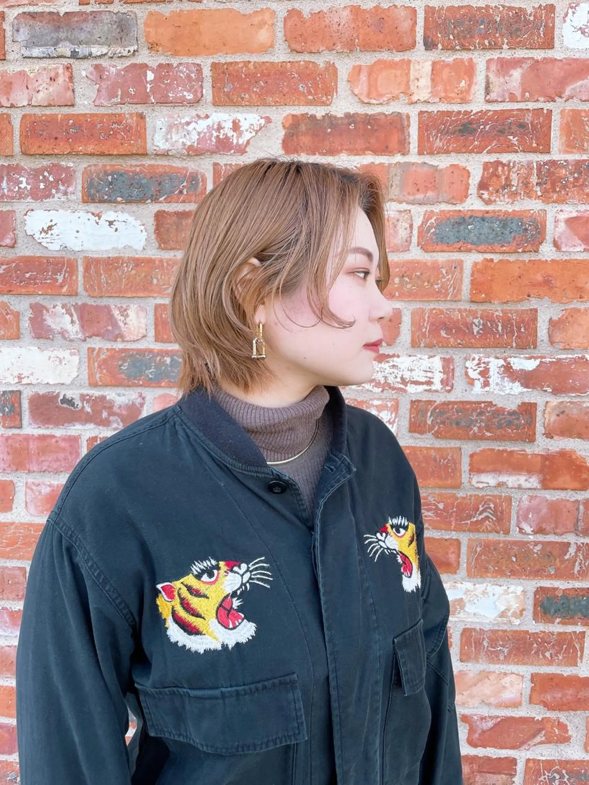 ショート カラー MIZUKI🫧ྀི 韓国ヘアAFLOATのヘアスタイル