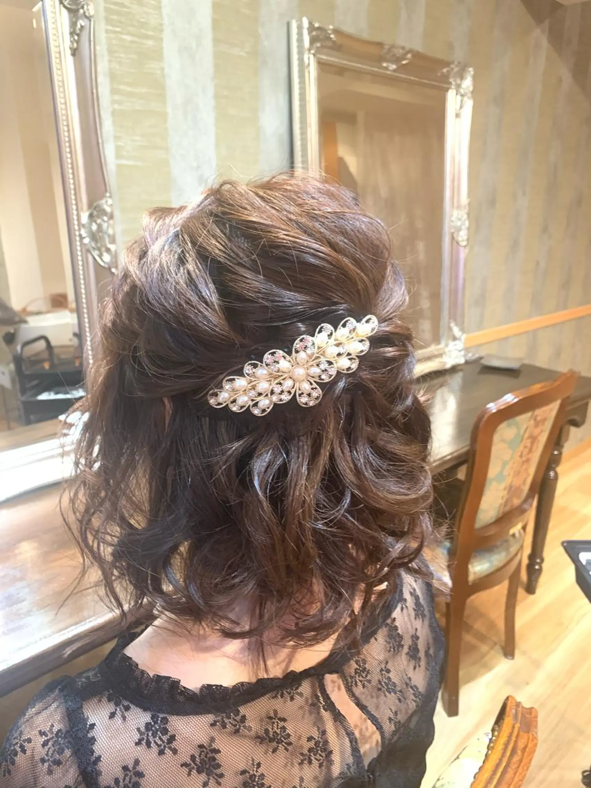 ヘアアレンジ ハーフアップ sHioN髪質改善 美髪矯正／ヘア着付けのヘアスタイル