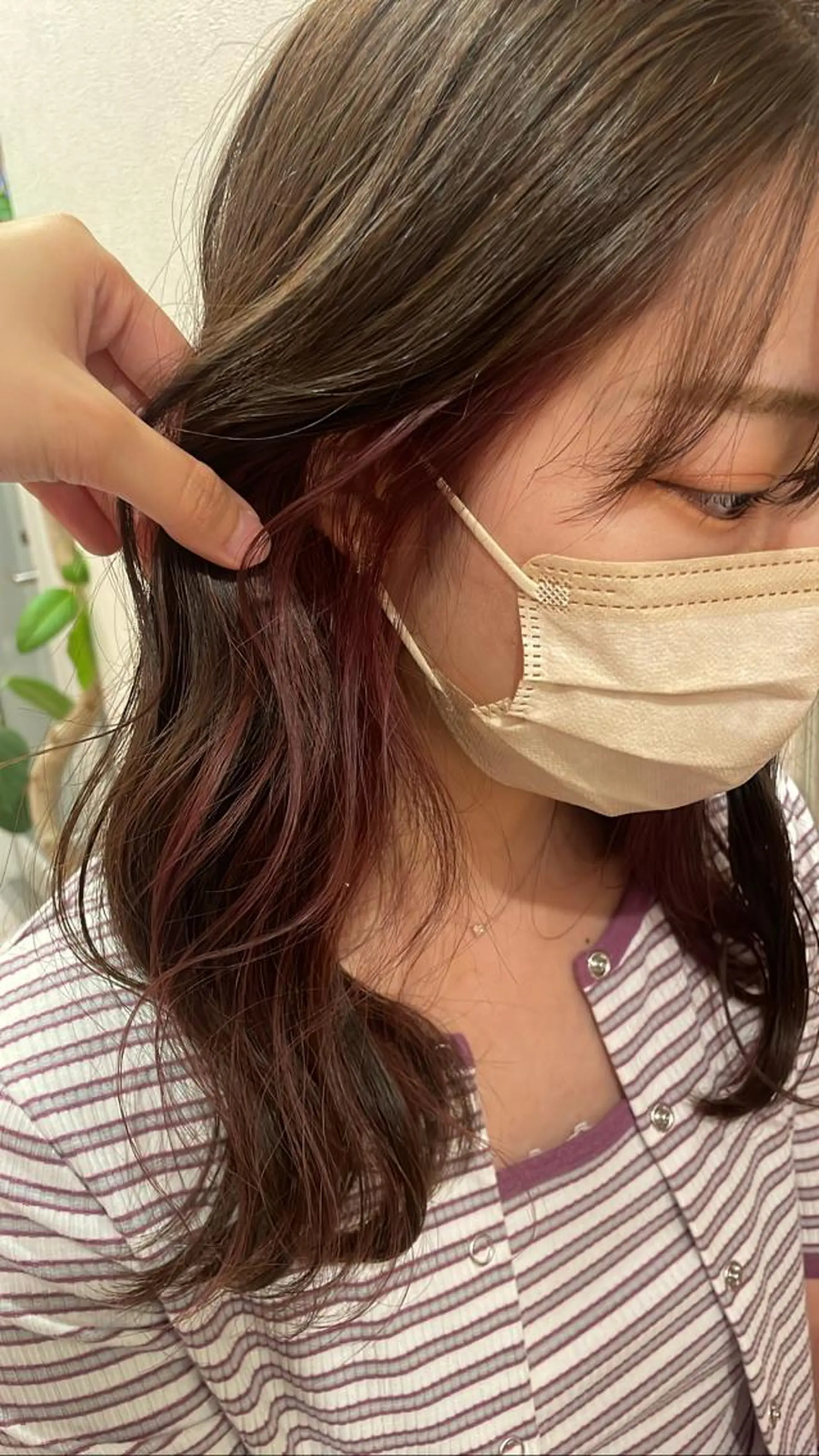 カラー 天王寺 hinataのヘアスタイル