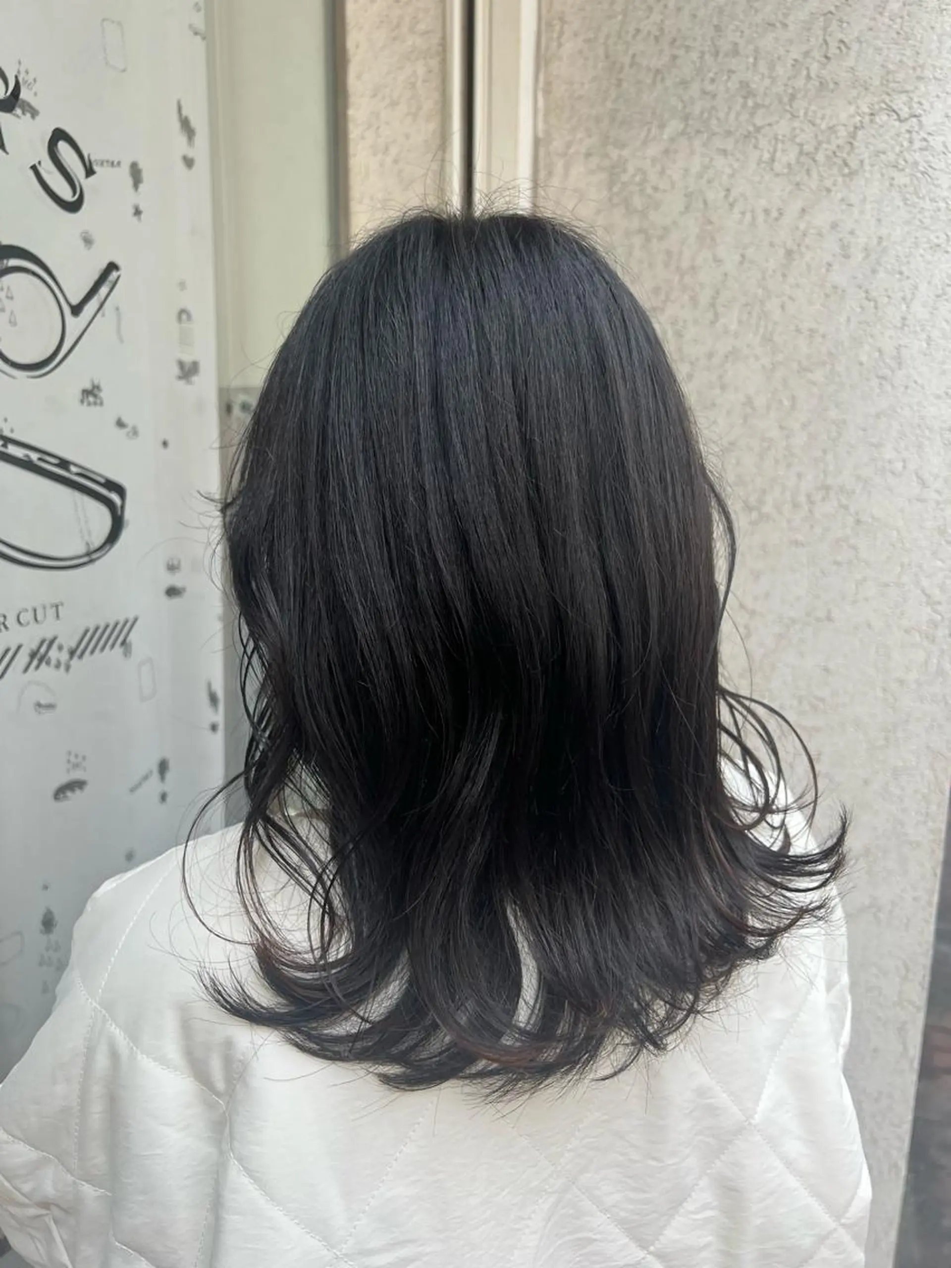 セミロング カラー カット ヘアカラー haru .のヘアスタイル