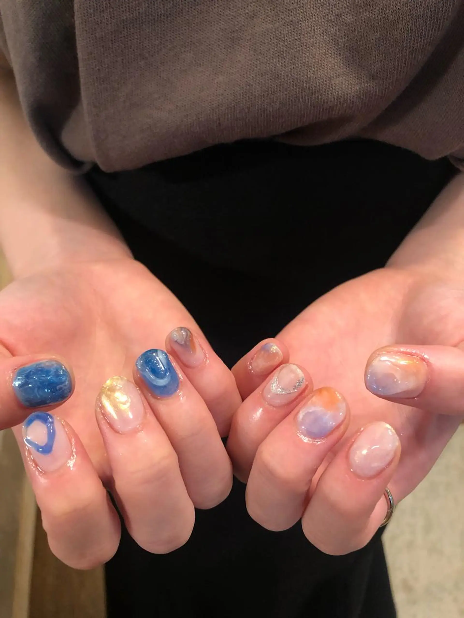 ネイル ハンドネイル フットネイル ハンドケア Nes.Nail所属・Miyagi Asamiのネイルデザイン