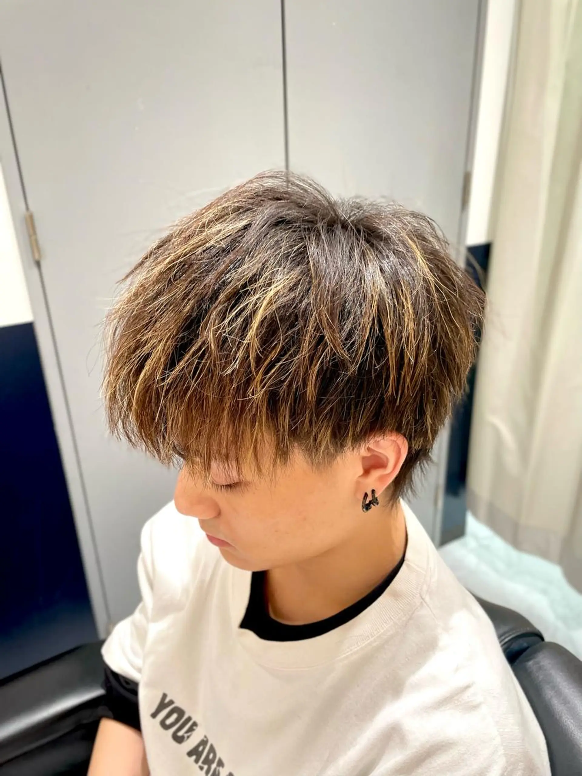 ショート メンズ フェードカット スキンフェード くせ毛 カット 銀座メンズカット/ 銀座メンズパーマ/のヘアスタイル