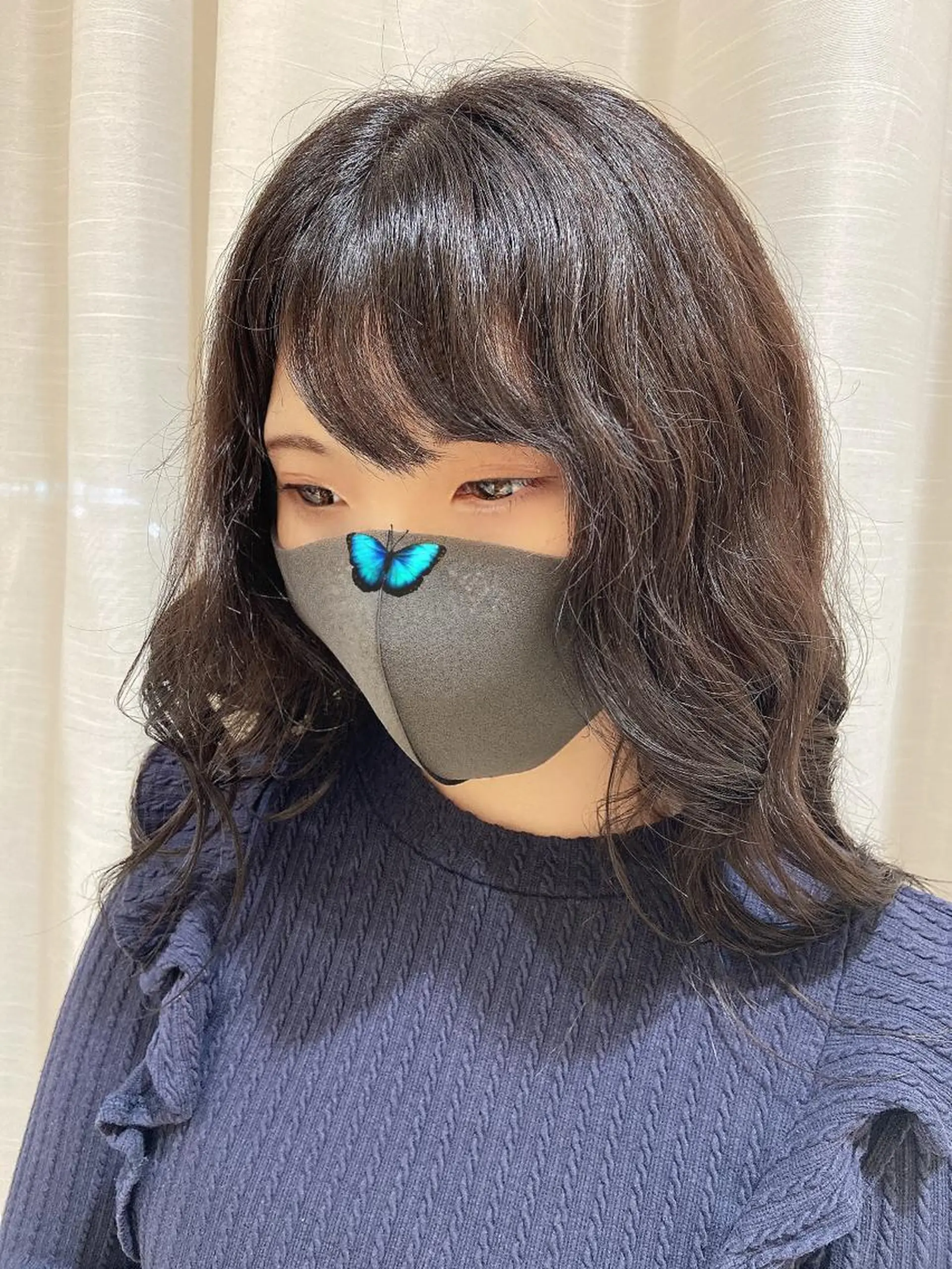 セミロング カラー SALOWIN 新宿三丁目East所属・縮毛矯正/艶カラー /美髪/ﾒｸﾞﾐのヘアスタイル