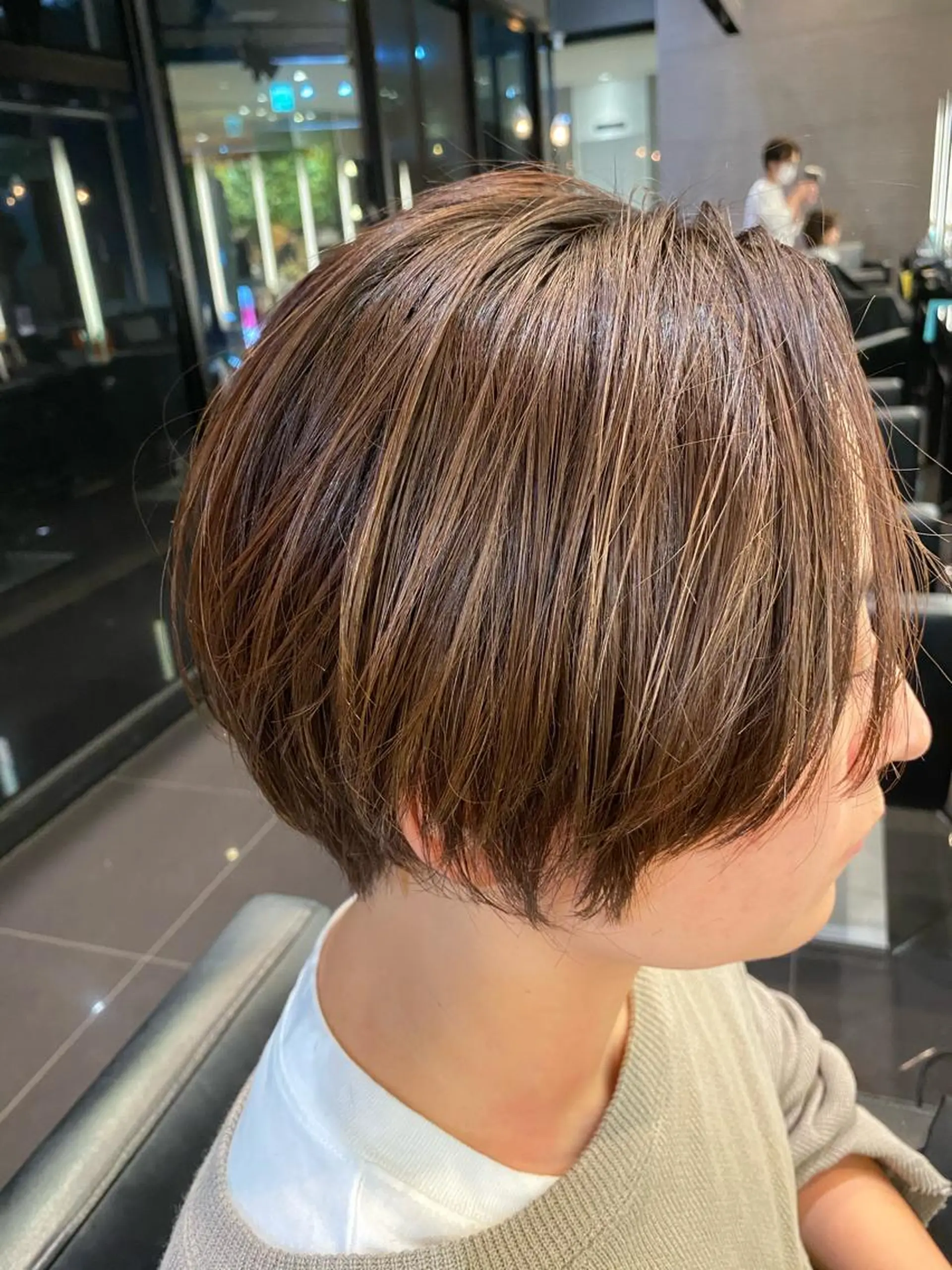 ショート ハイライト ショートヘア FURUSHO所属・髪質改善/縮毛矯正 /メンズパーマ川田のヘアスタイル