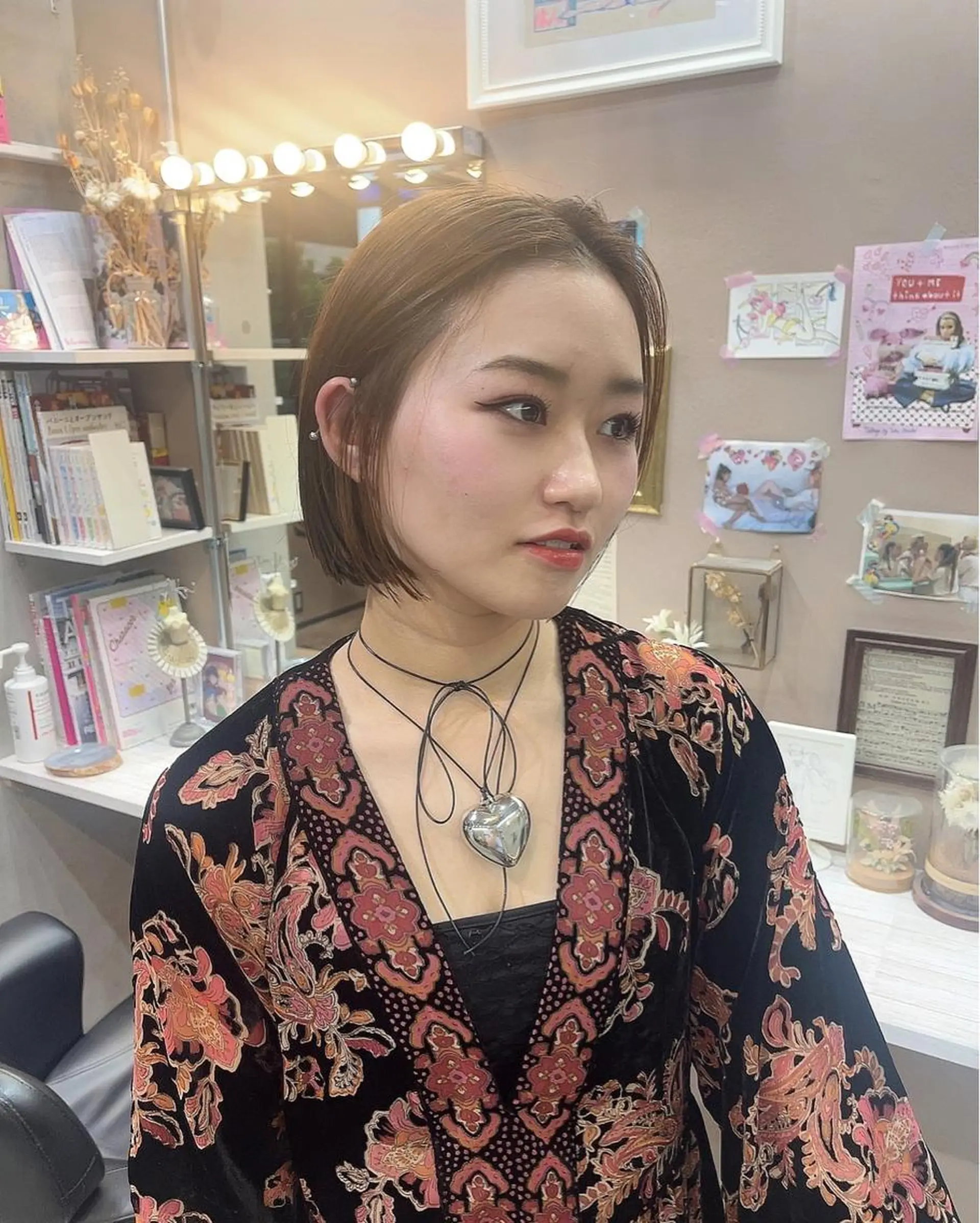 ショート カット ヘアカラー トリートメント MIES amane(アマネ)のヘアスタイル