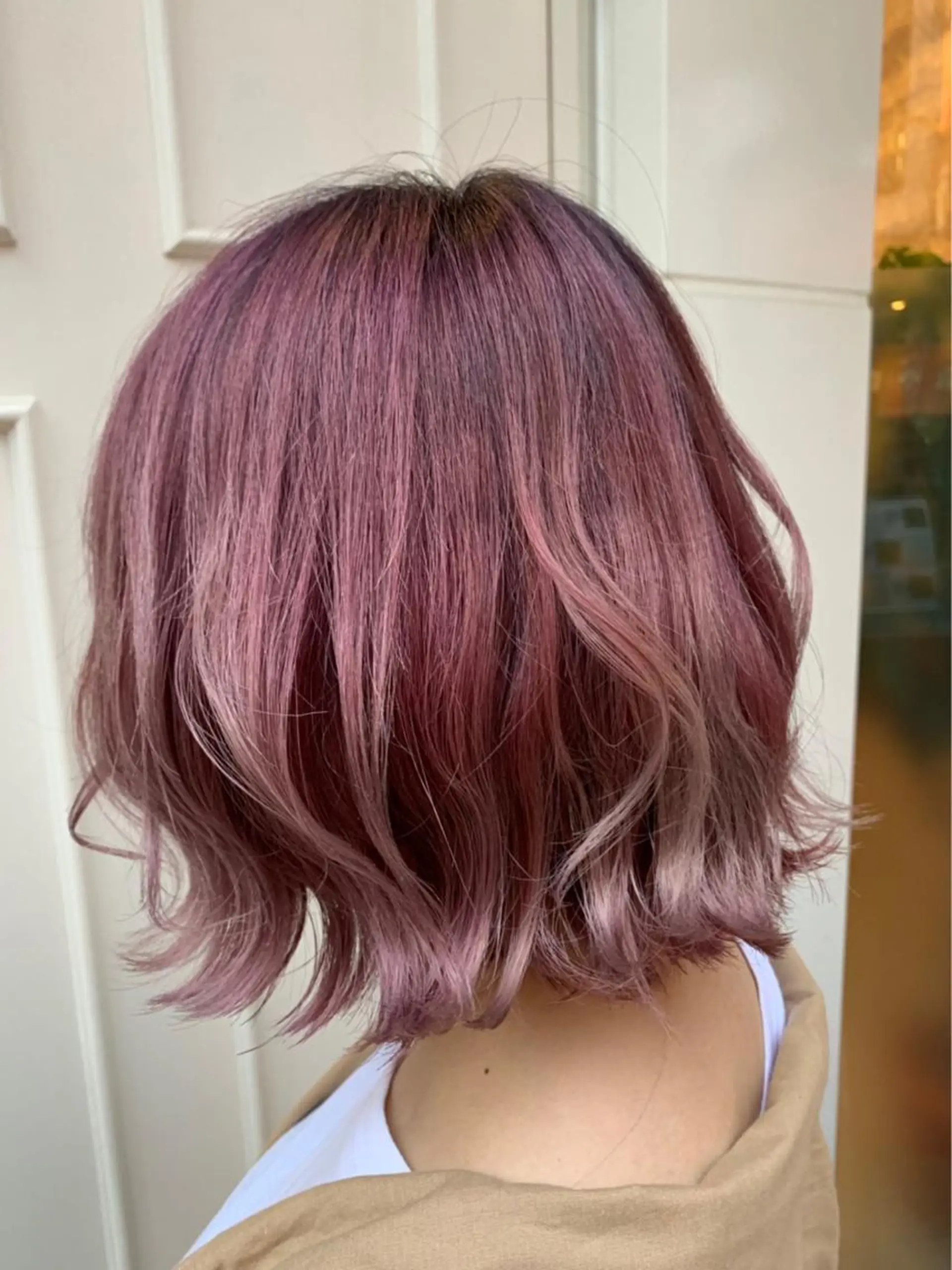 ショート カラー パープルカラー 🫟Blanco🫟 Color&Careのヘアスタイル