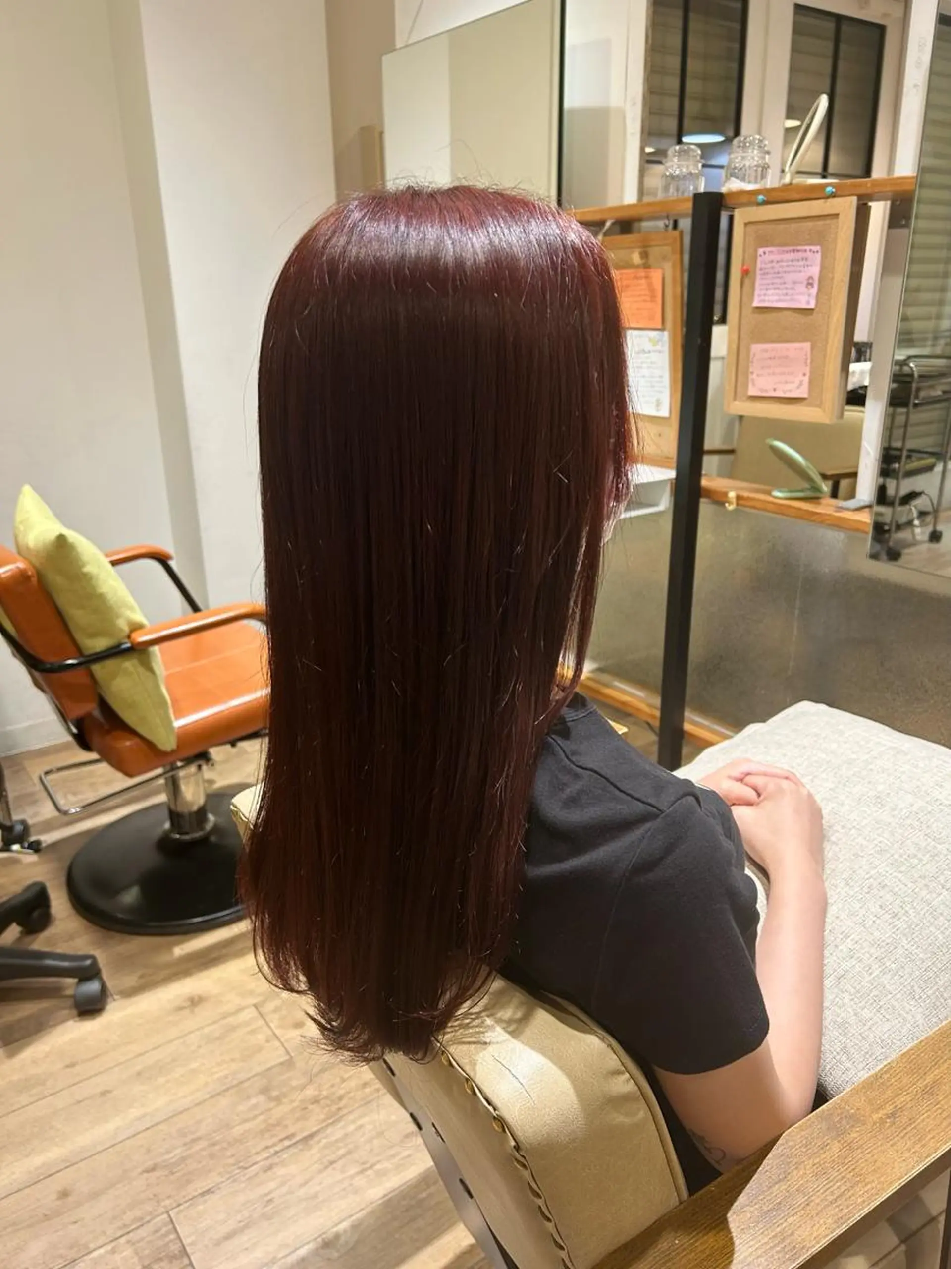 ロング カラー かとう はるかのヘアスタイル