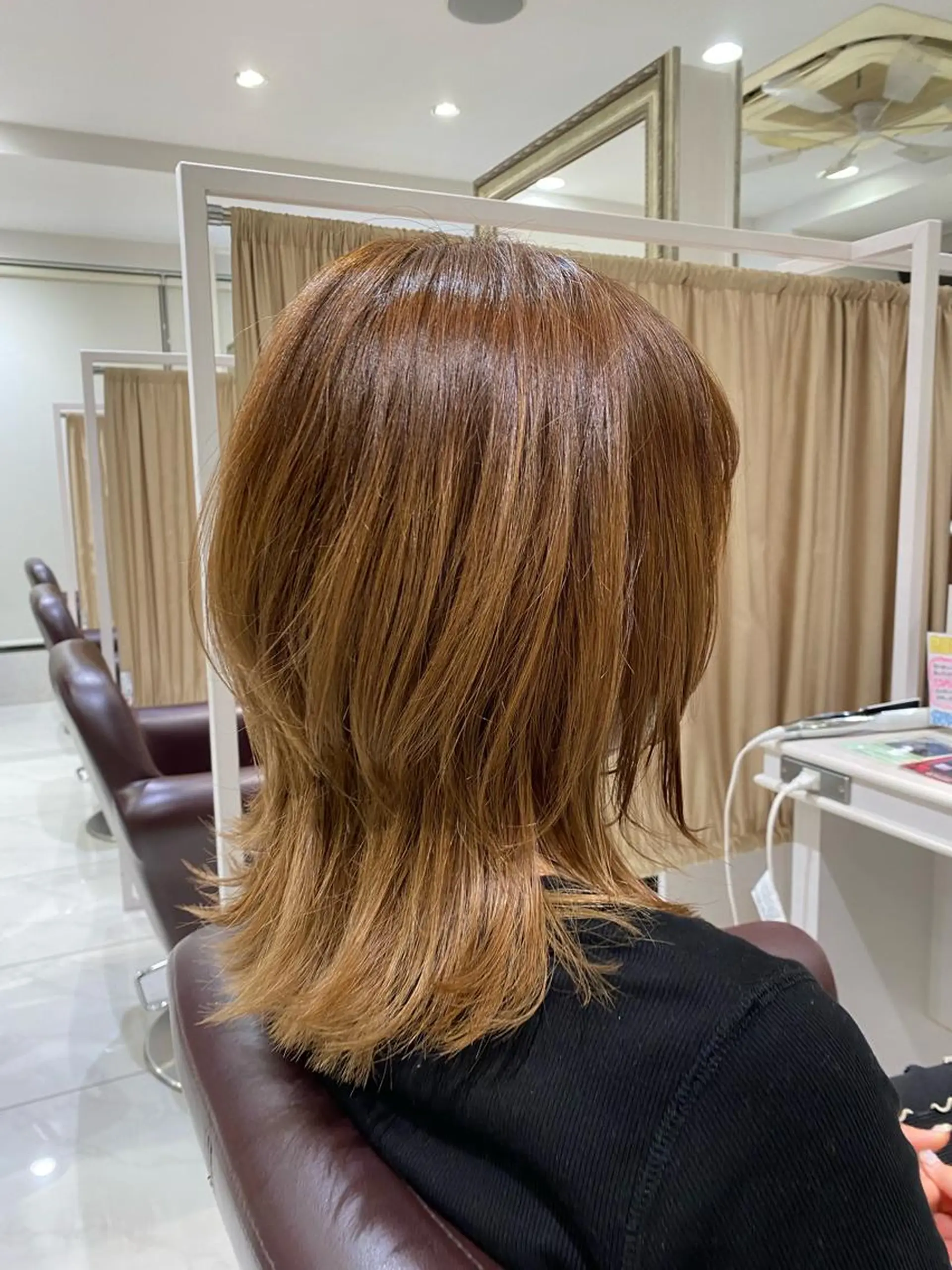 ミディアム 佐々木 拓海のヘアスタイル