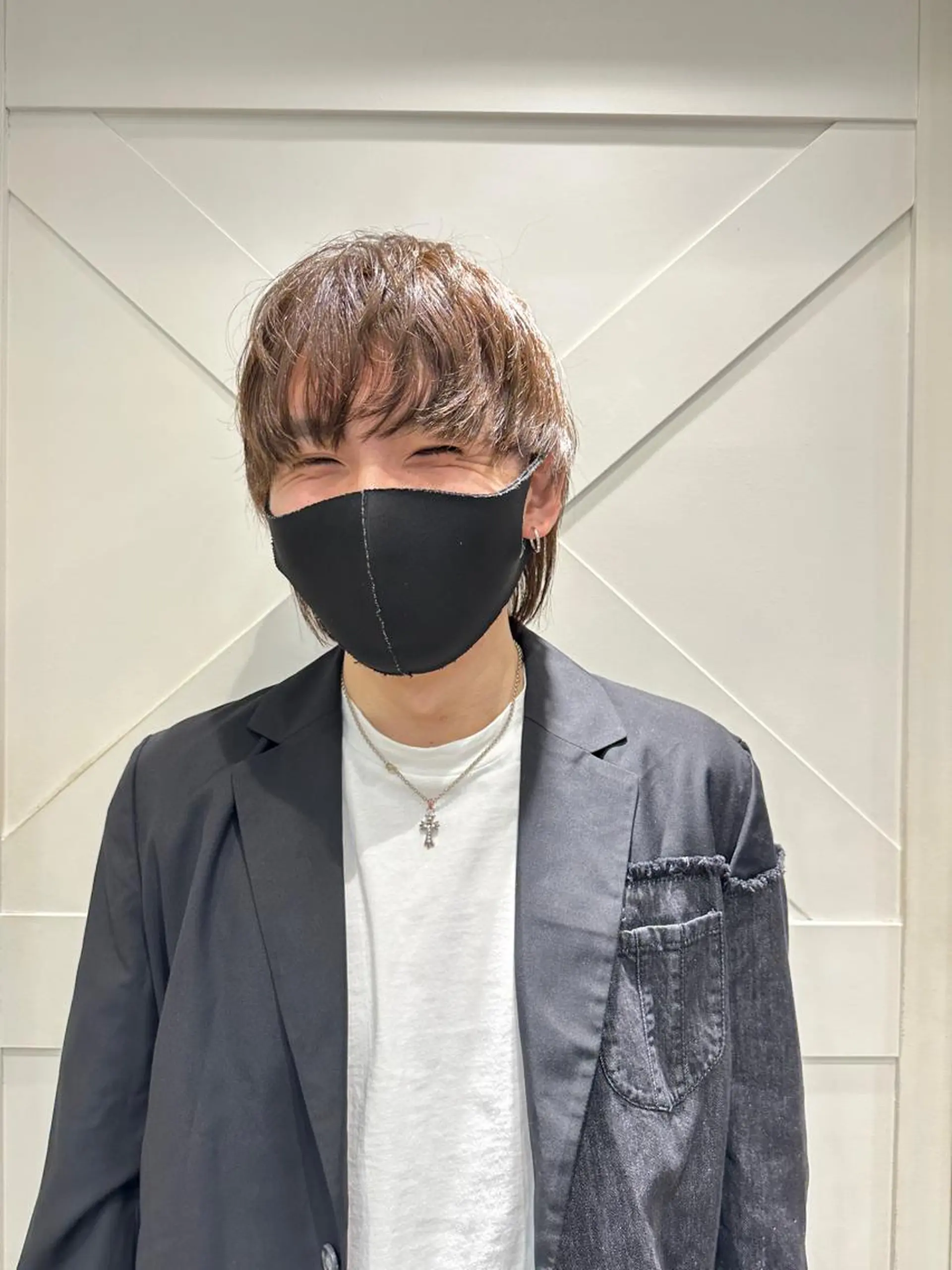 ショート カラー メンズ カット 🎖️似合わせメンズ パーマ🎖️カネキのヘアスタイル