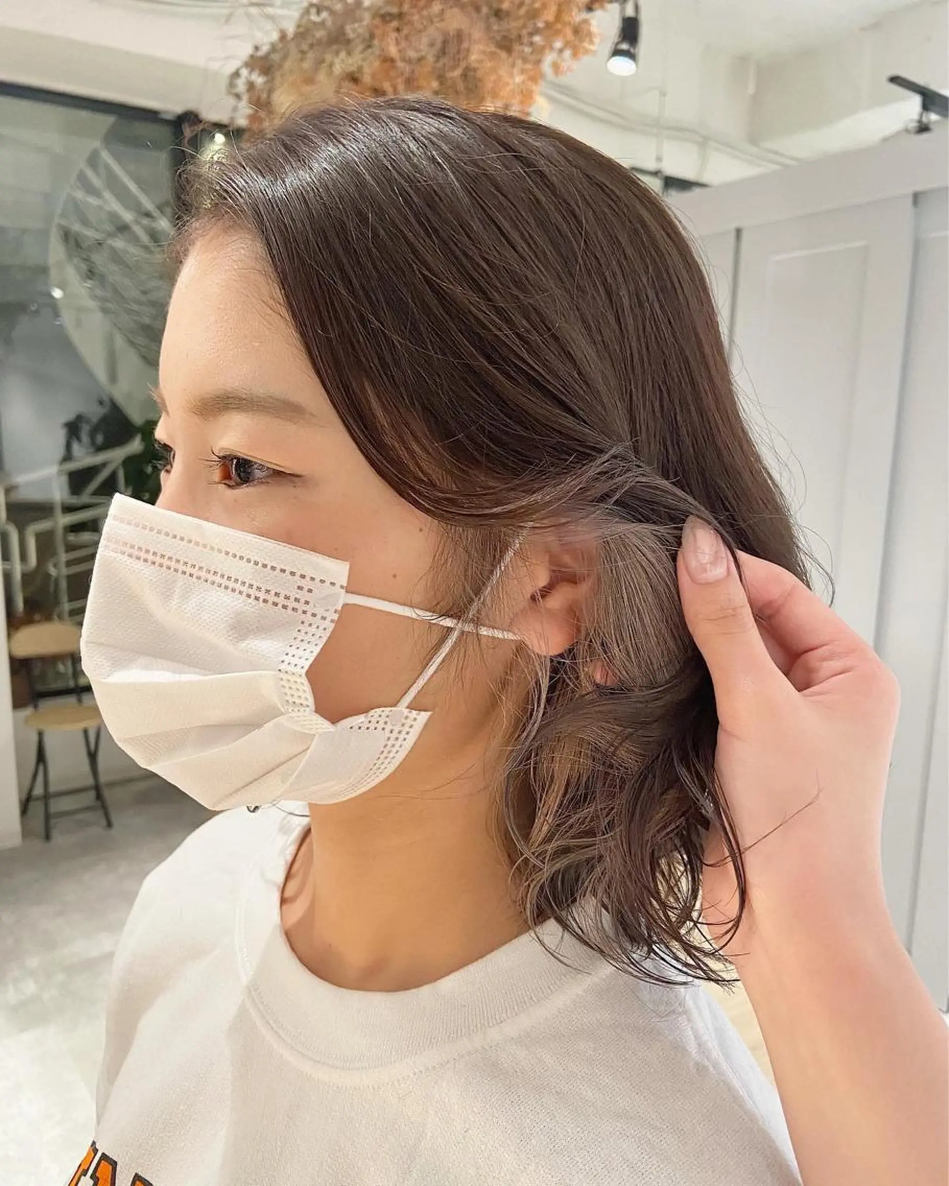 ミディアム カット ヘアカラー mai 🌷のヘアスタイル