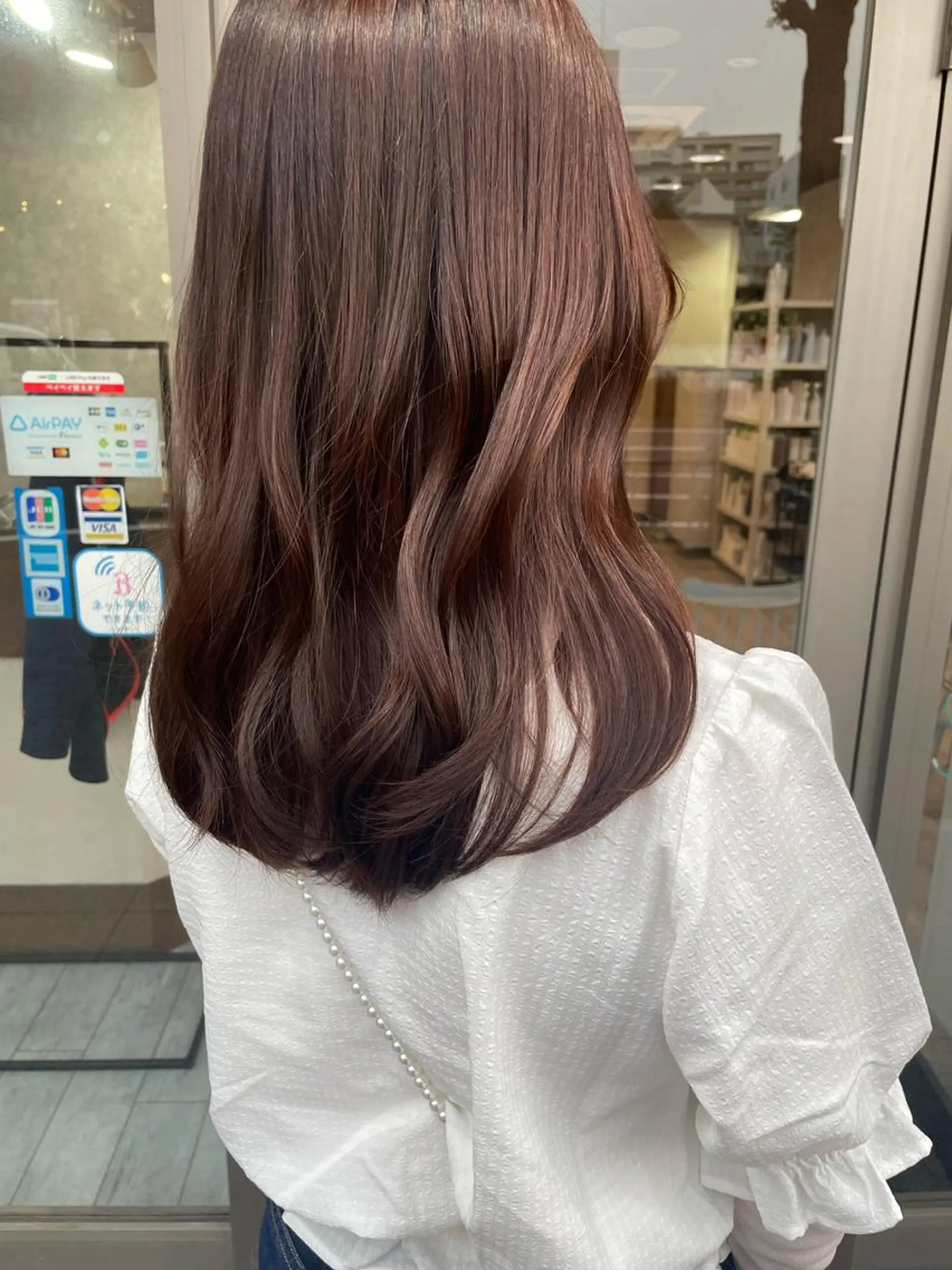 ミディアム カラー カット ヘアカラー 高橋 みく/ minim 暖色のヘアスタイル