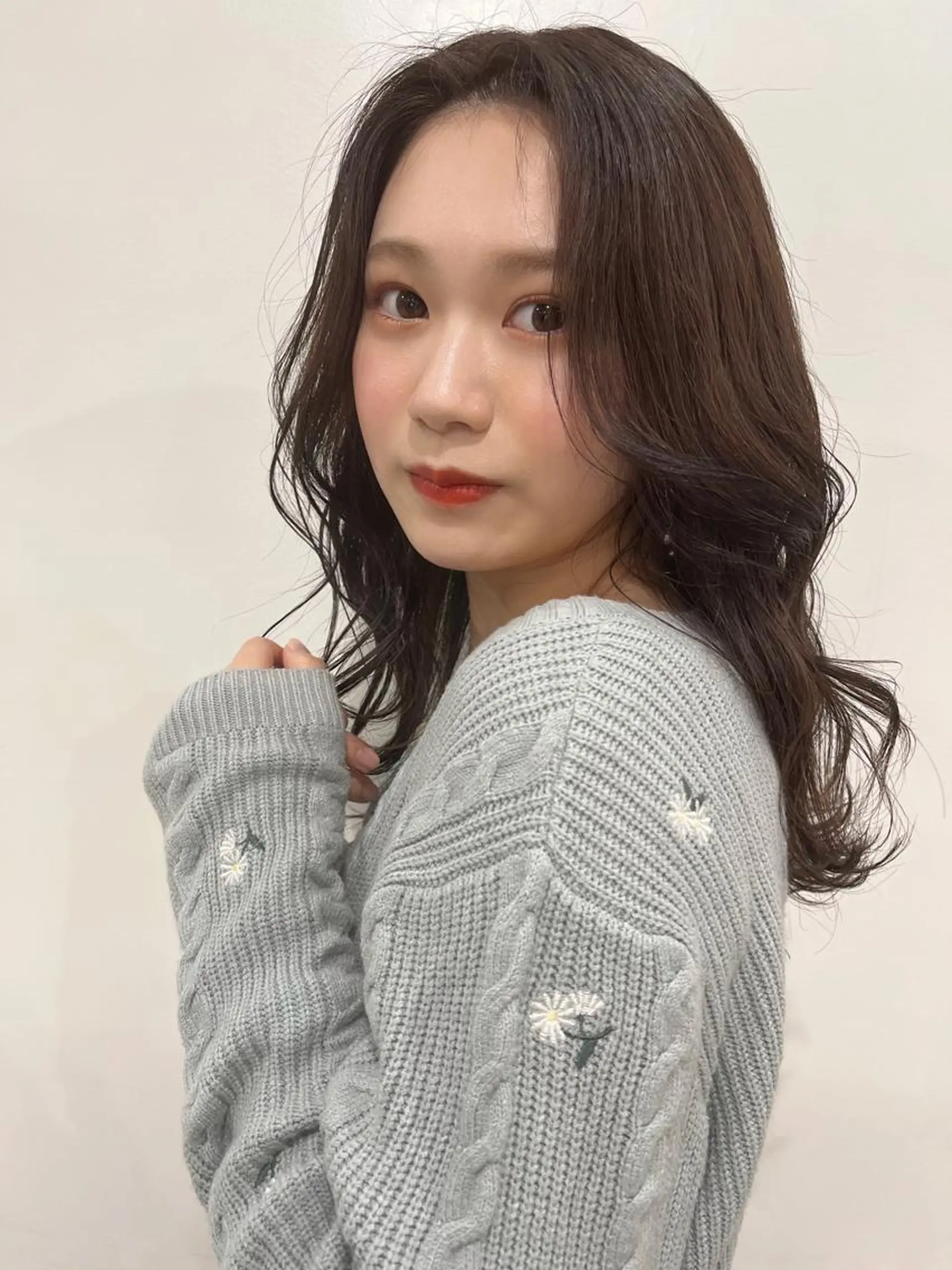ロング カラー 村松 萌のヘアスタイル