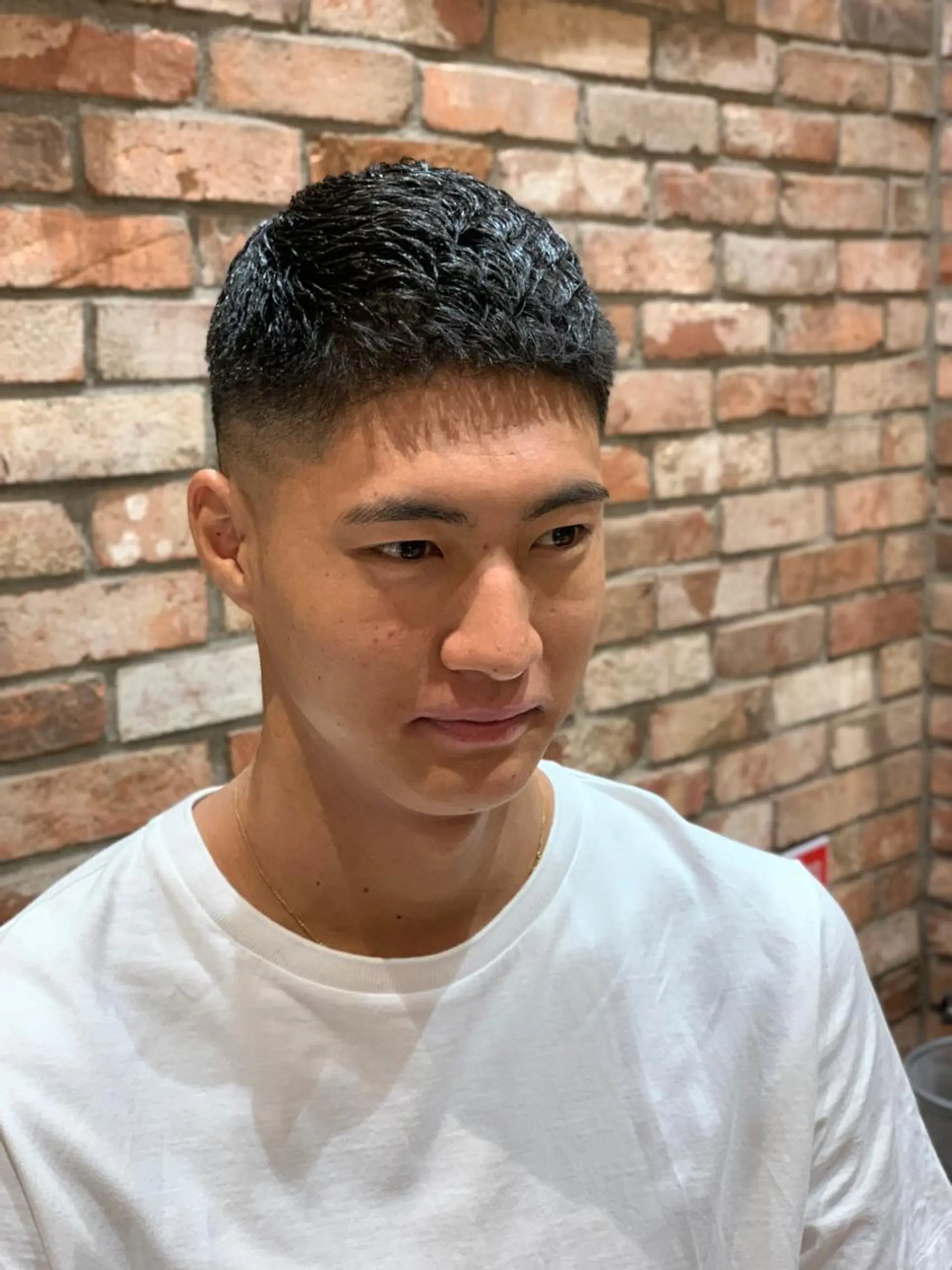 ショート メンズ HIROGINZAプレミアムバーバー赤坂店所属・田中 千恩のヘアスタイル