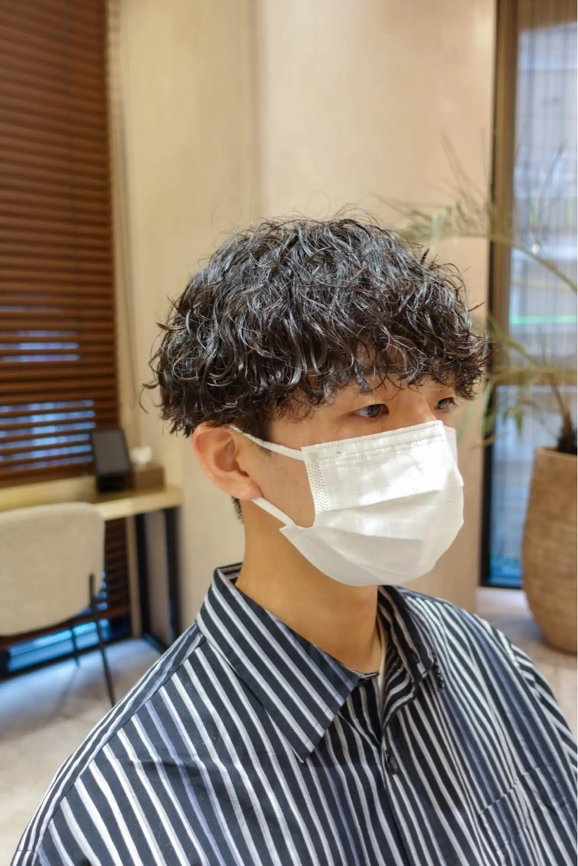 ショート パーマ メンズ カット パーマ トリートメント fifth JINGUMAE所属・波巻きスパイラルパー マ/シャドウパーマ駿のヘアスタイル