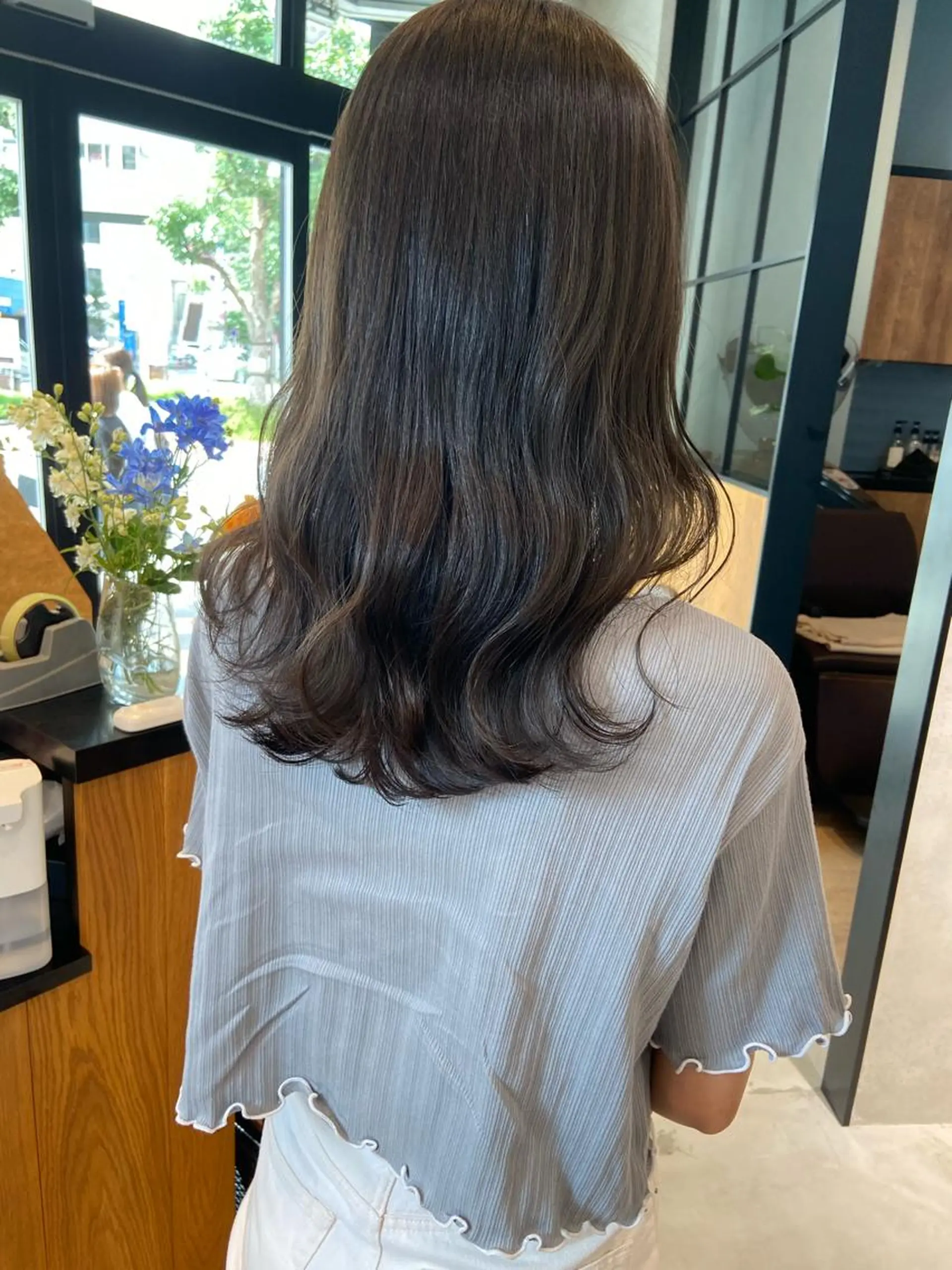 ミディアム GLROW haruhiのヘアスタイル