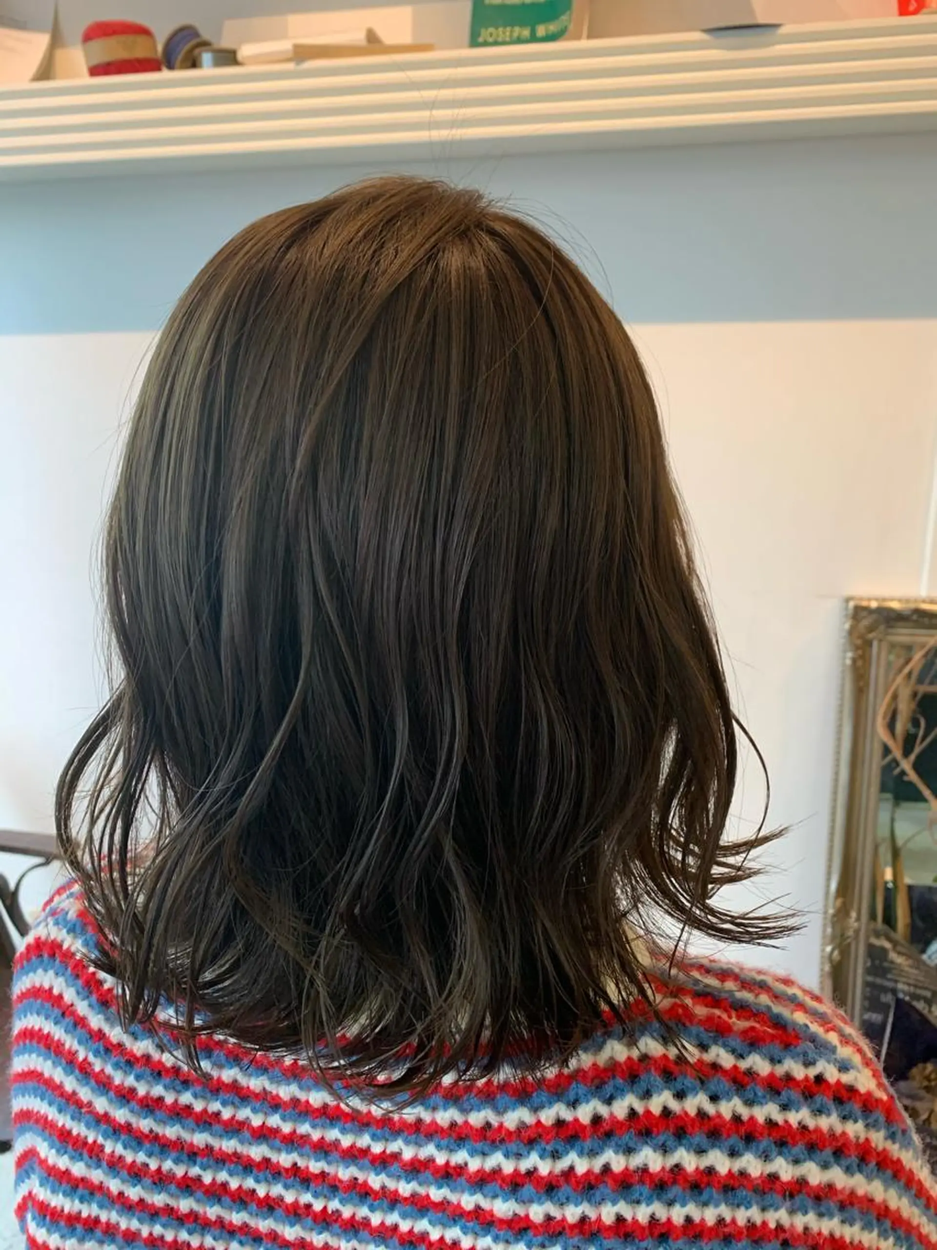 ミディアム カラー ヘアアレンジ グレージュ カット ヘアカラー トリートメント 山崎 澪 レイヤーカット/大宮のヘアスタイル