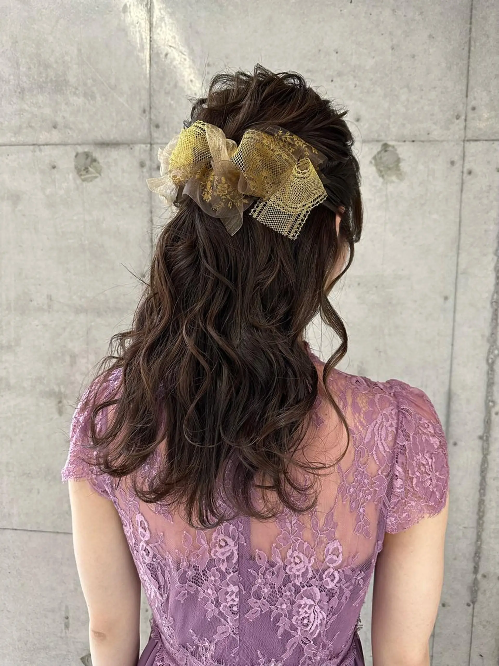 ロング ヘアアレンジ ヘアセット 女性に人気♪ はやしほのかのヘアスタイル