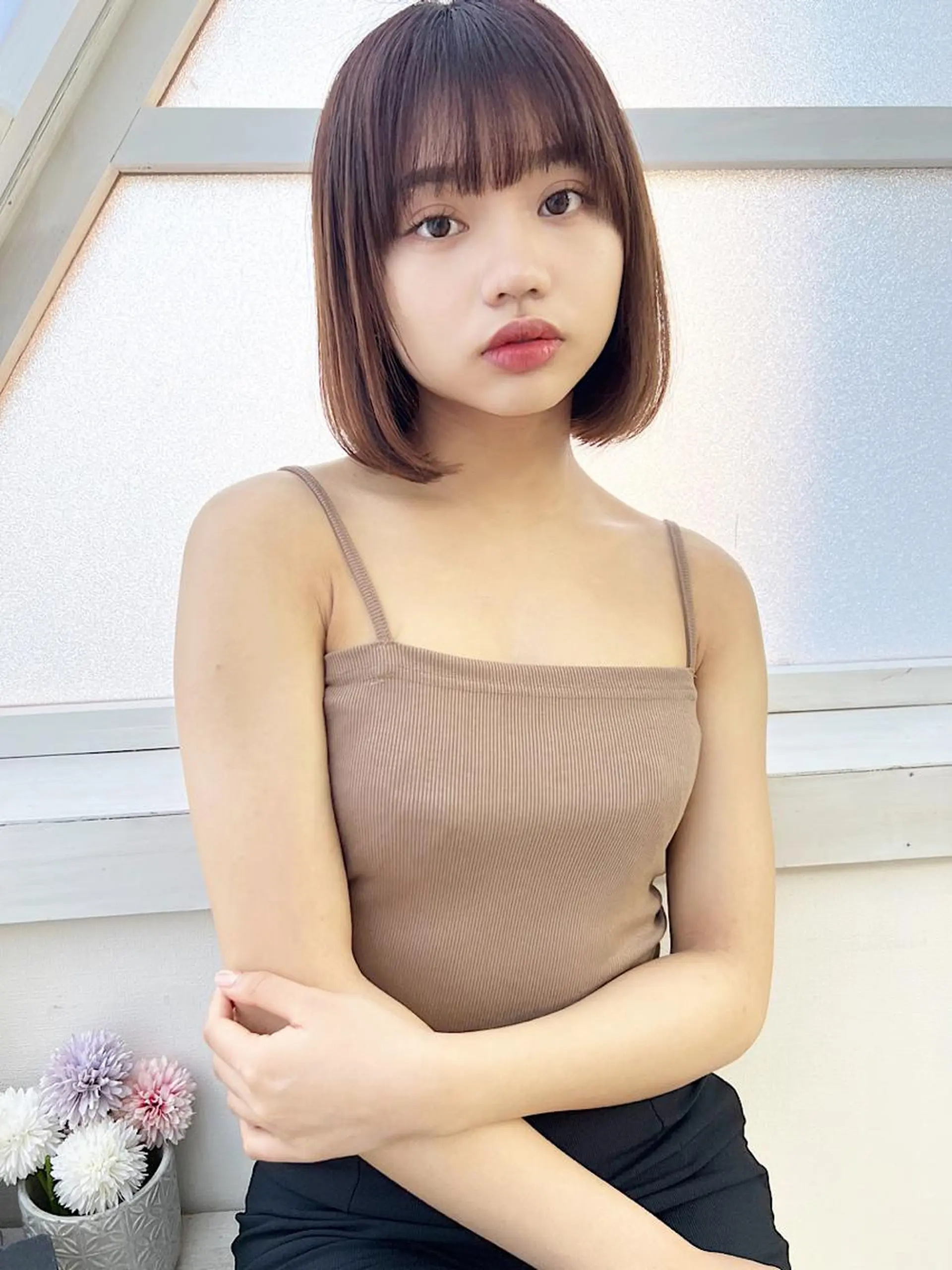 ミディアム カラー カット "オトナ髪”/ LAKA TOCCAのヘアスタイル