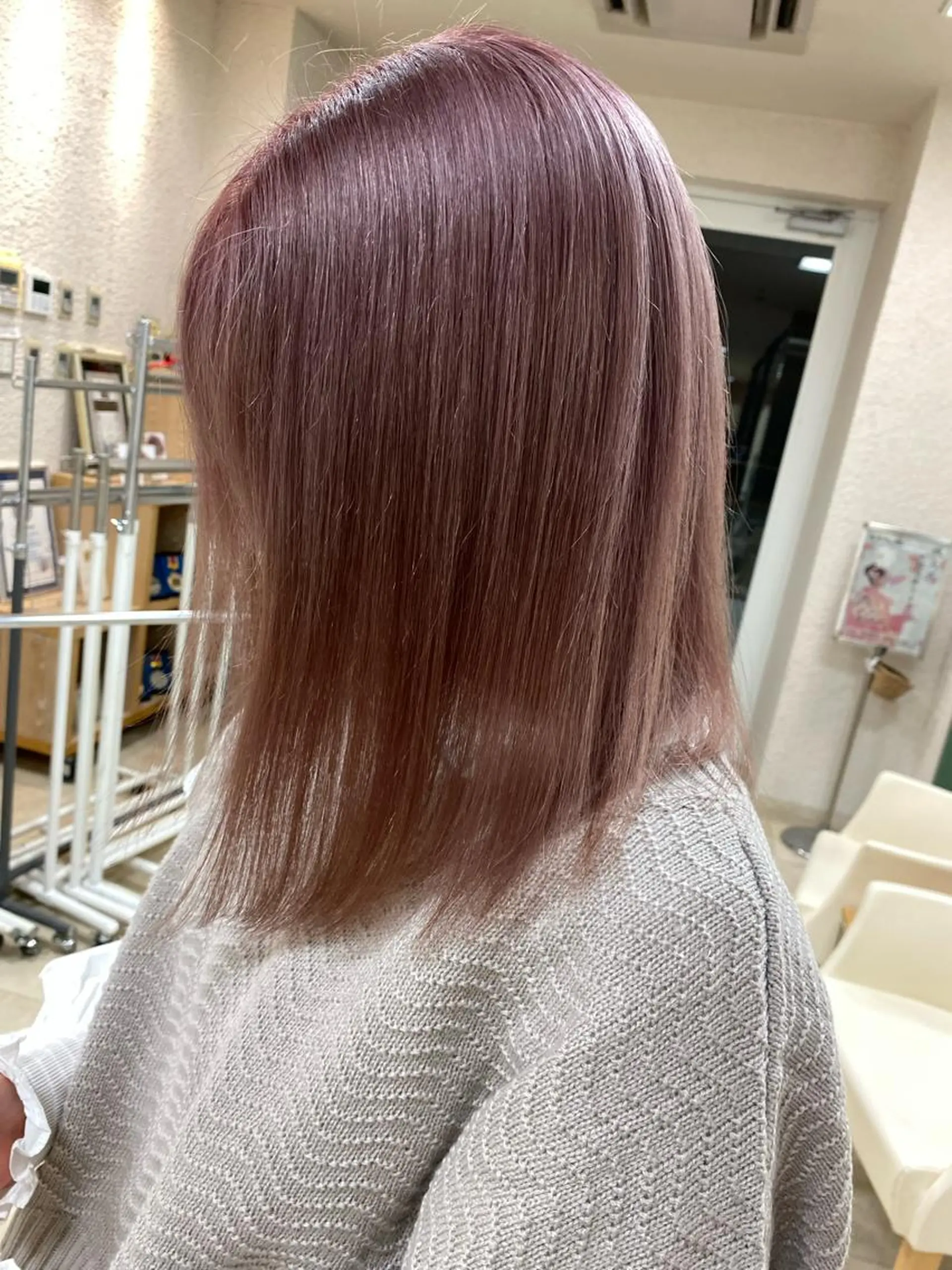 ショート カラー ピンクカラー ヘアカラー トリートメント ハイトーン/ウルフ /レイヤー/坂野幸伸のヘアスタイル