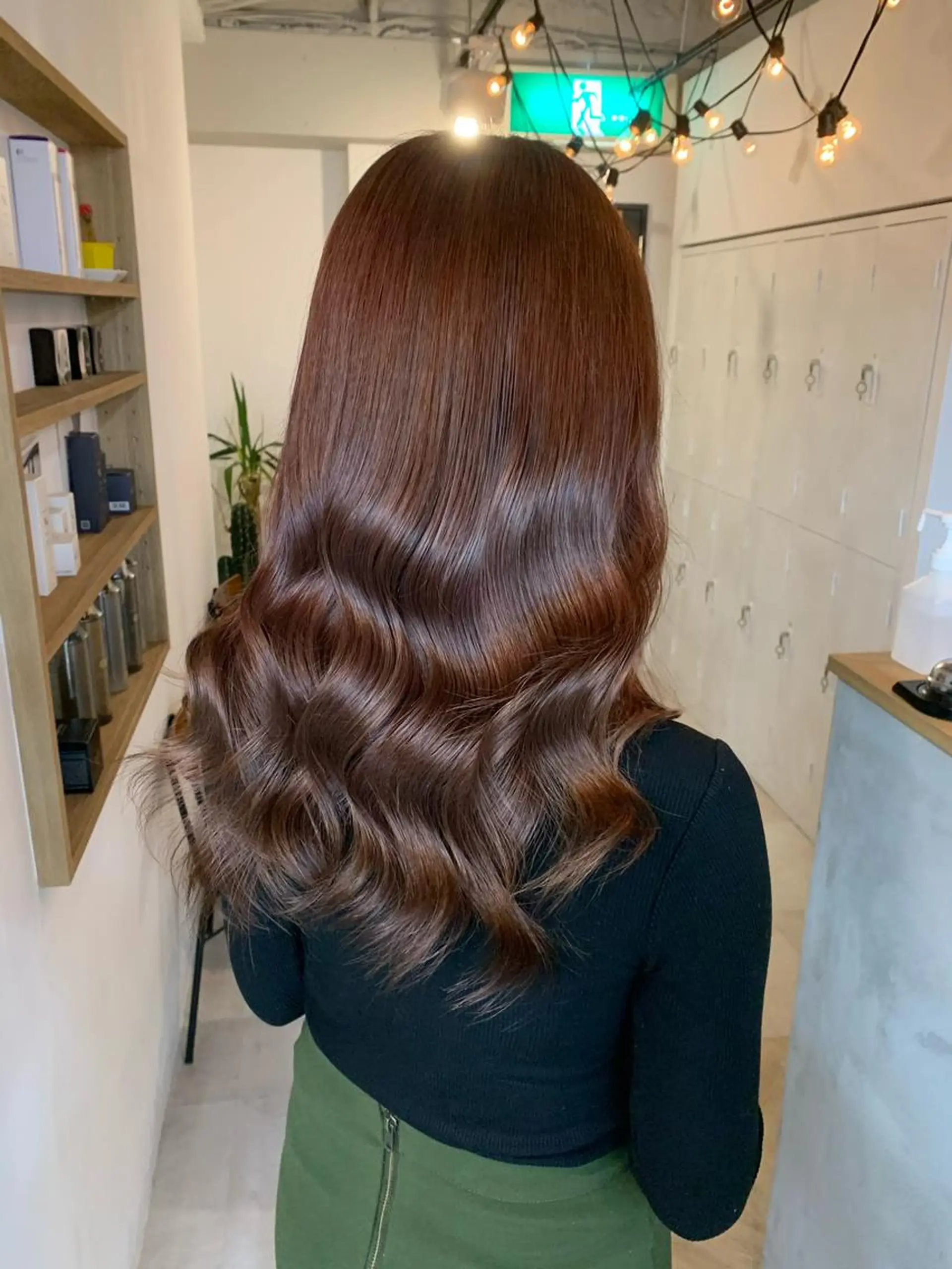 セミロング ヨシンモリ 韓国風ヘア FRAME+spa&hair roomなんば駅前店所属・🌸MAYU🌸 ハイトーン➕レイヤーのヘアスタイル