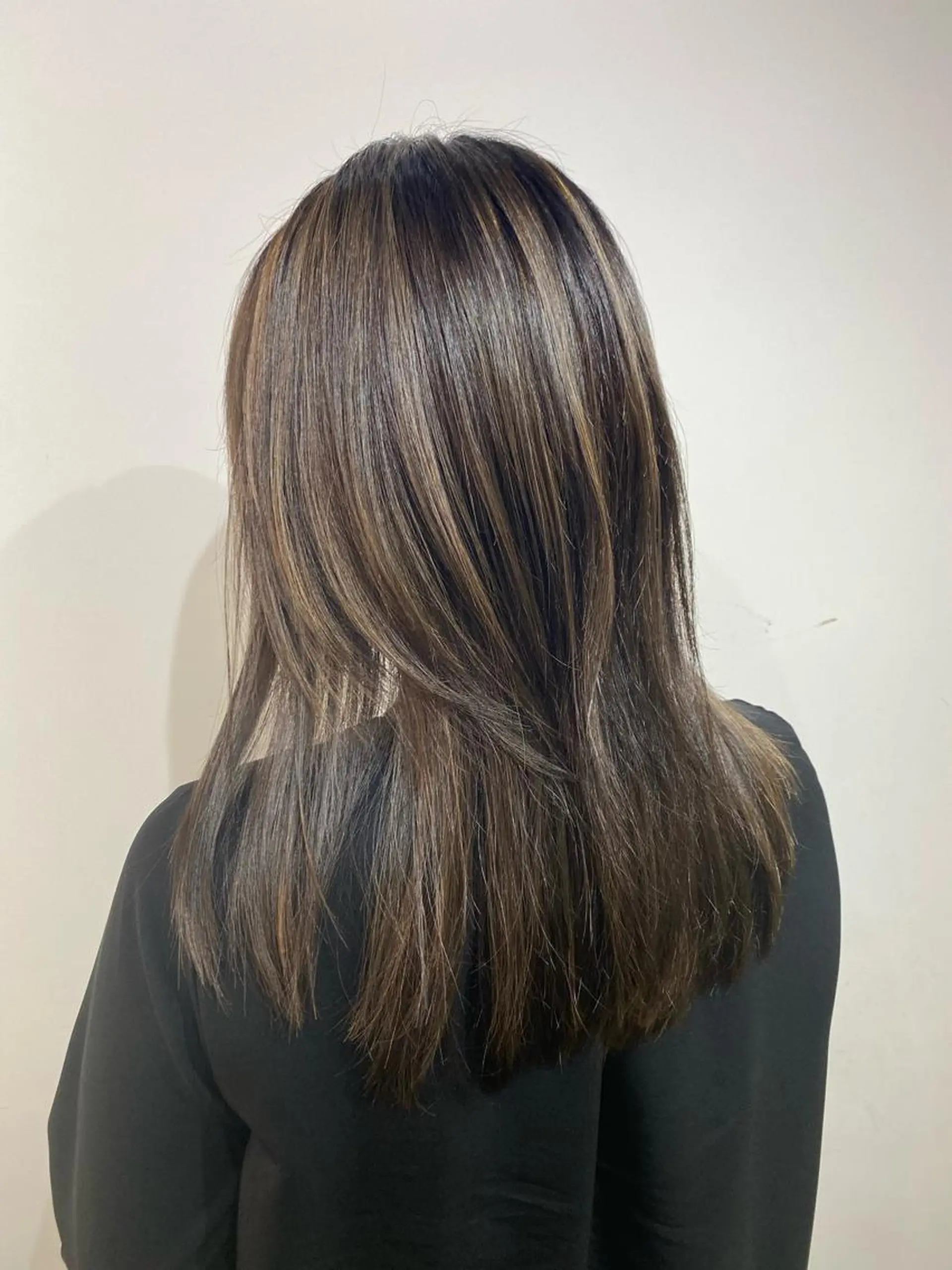 ロング カラー ヘアカラー トリートメント opus 店長大和 レイヤー/赤み消しのヘアスタイル