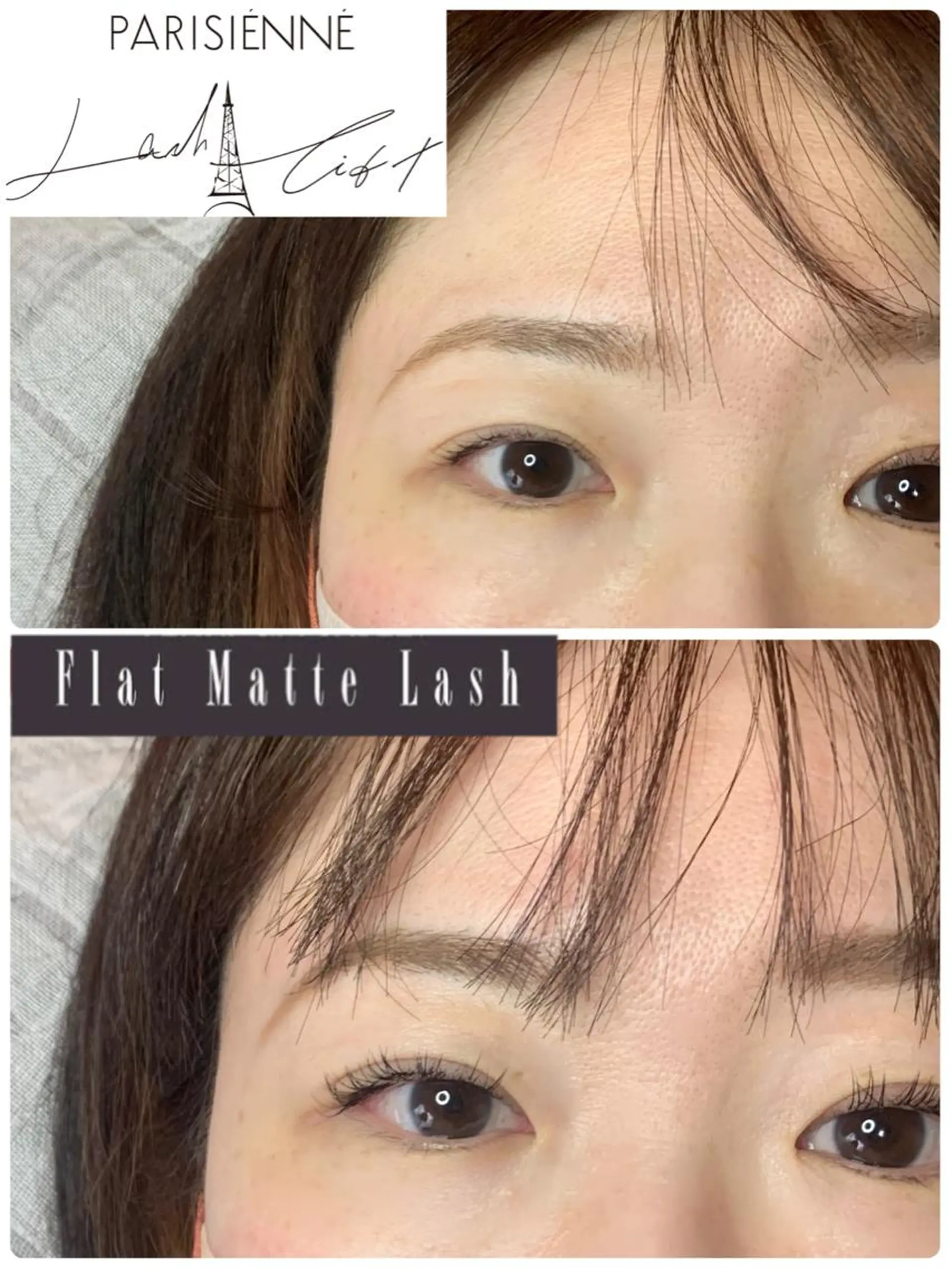 マツエク・マツパ フラットラッシュ パリジェンヌラッシュリフト マツエク カリス所属・charis✳︎ akiのマツエク・マツパデザイン