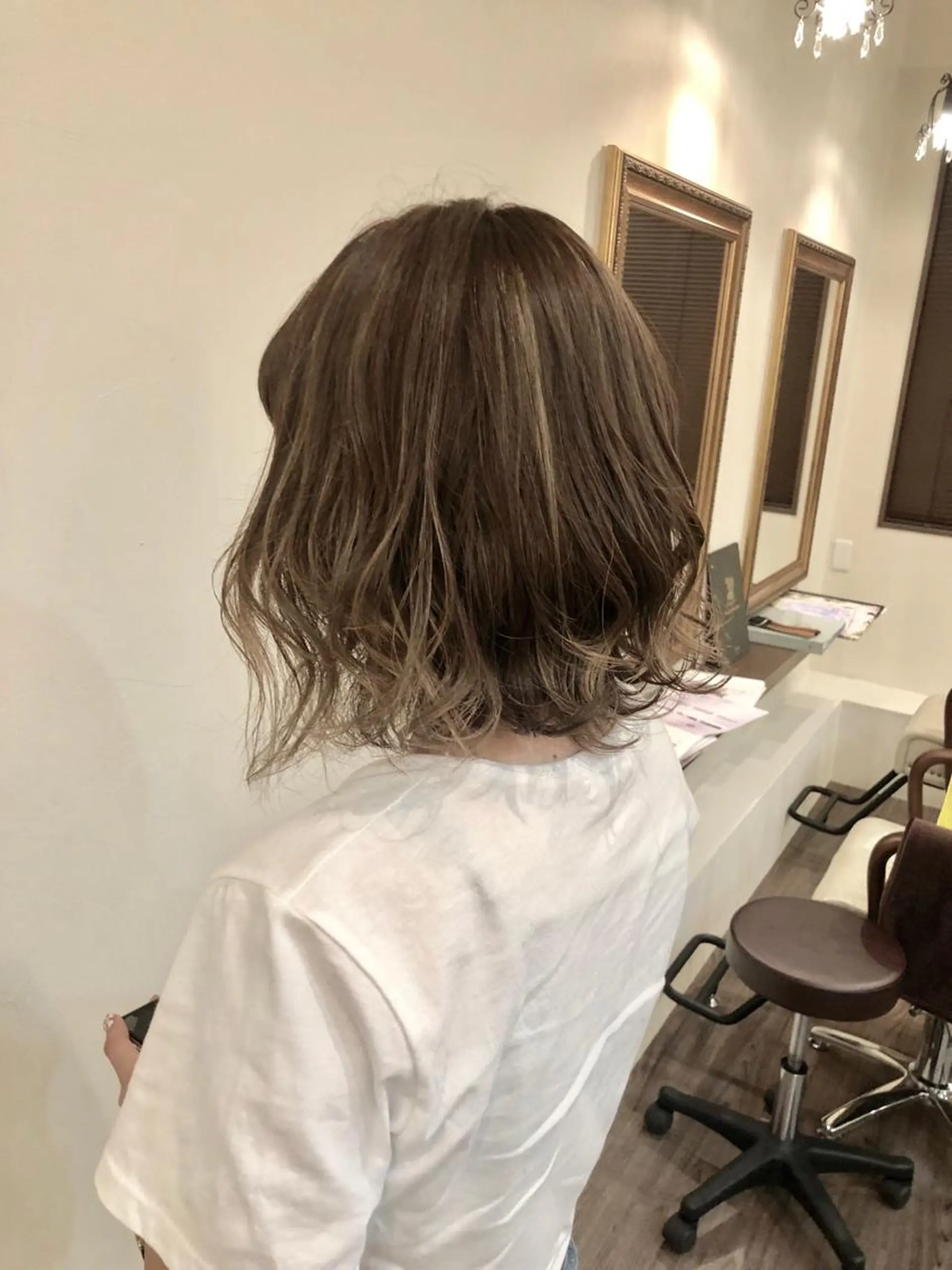 ミディアム カラー ヘアカラー Hair make VERDA所属・宮下 耕平のヘアスタイル