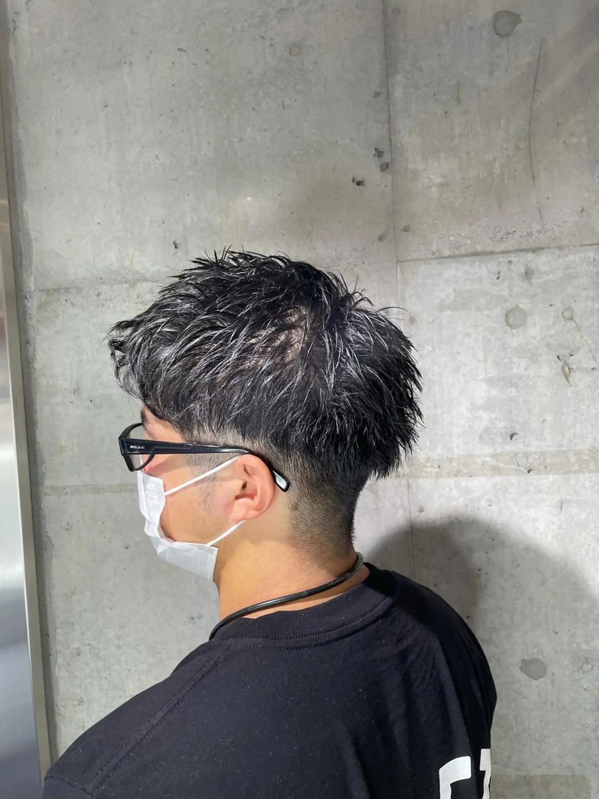 メンズ ツーブロック カット ヘアセット フリーランスシェアサロンルレイル所属・心斎橋/メンズ /ルレイル/地形真希のヘアスタイル