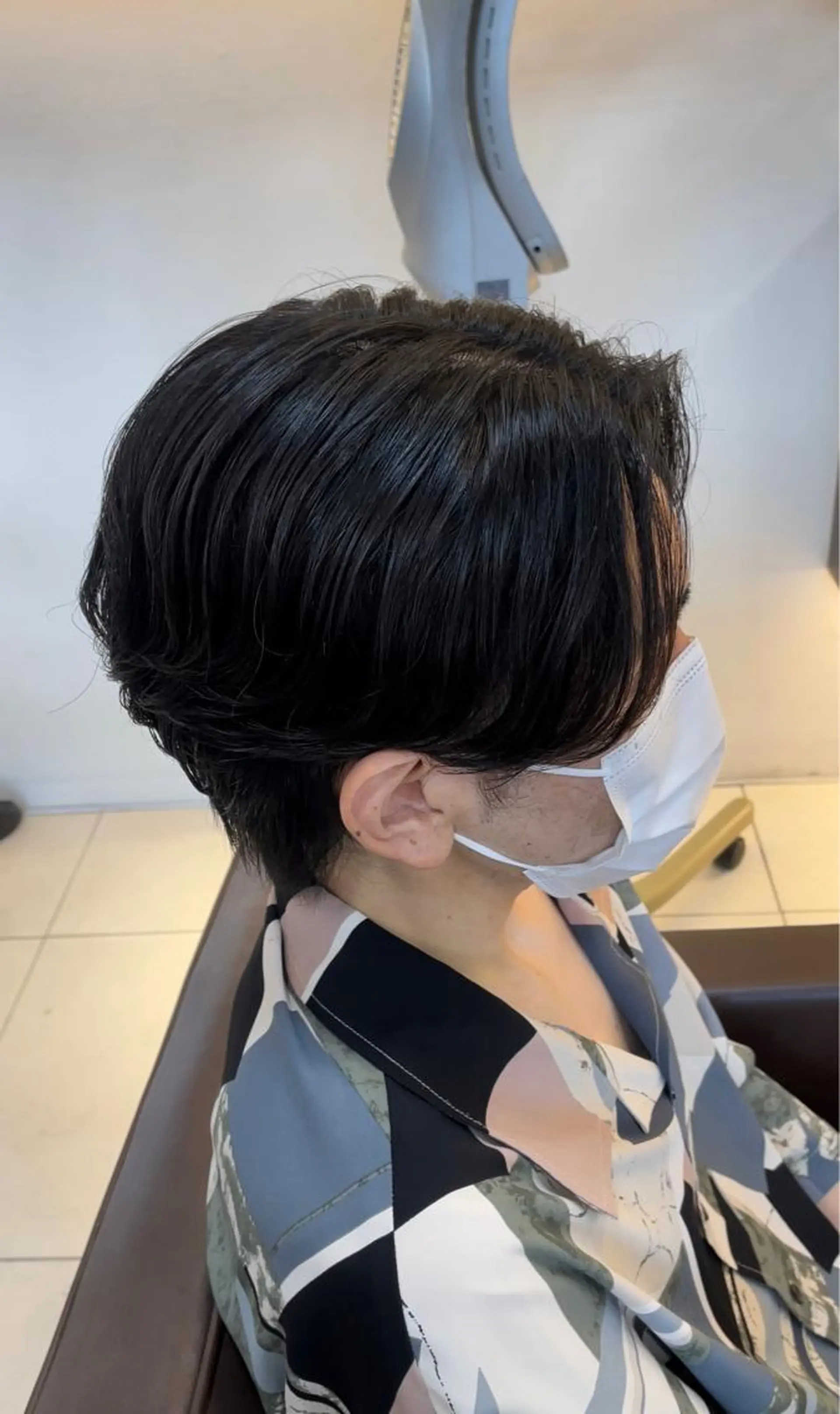 ショート パーマ メンズ 静岡/草薙パーマ メンズバレイヤージュのヘアスタイル