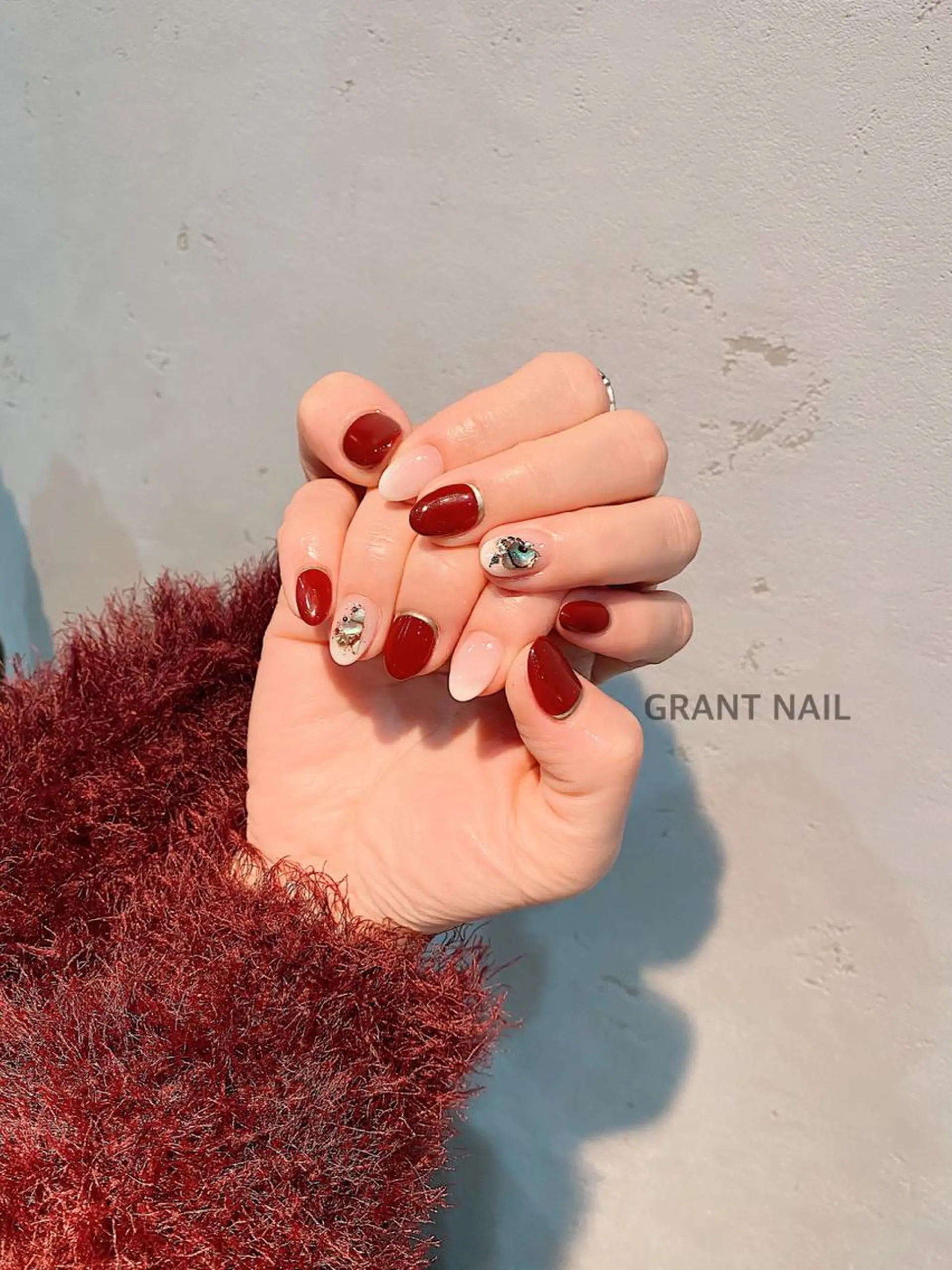 ネイル アートネイル クリアネイル ジェルネイル ニュアンスネイル GRANT NAIL 岩出店のネイルデザイン