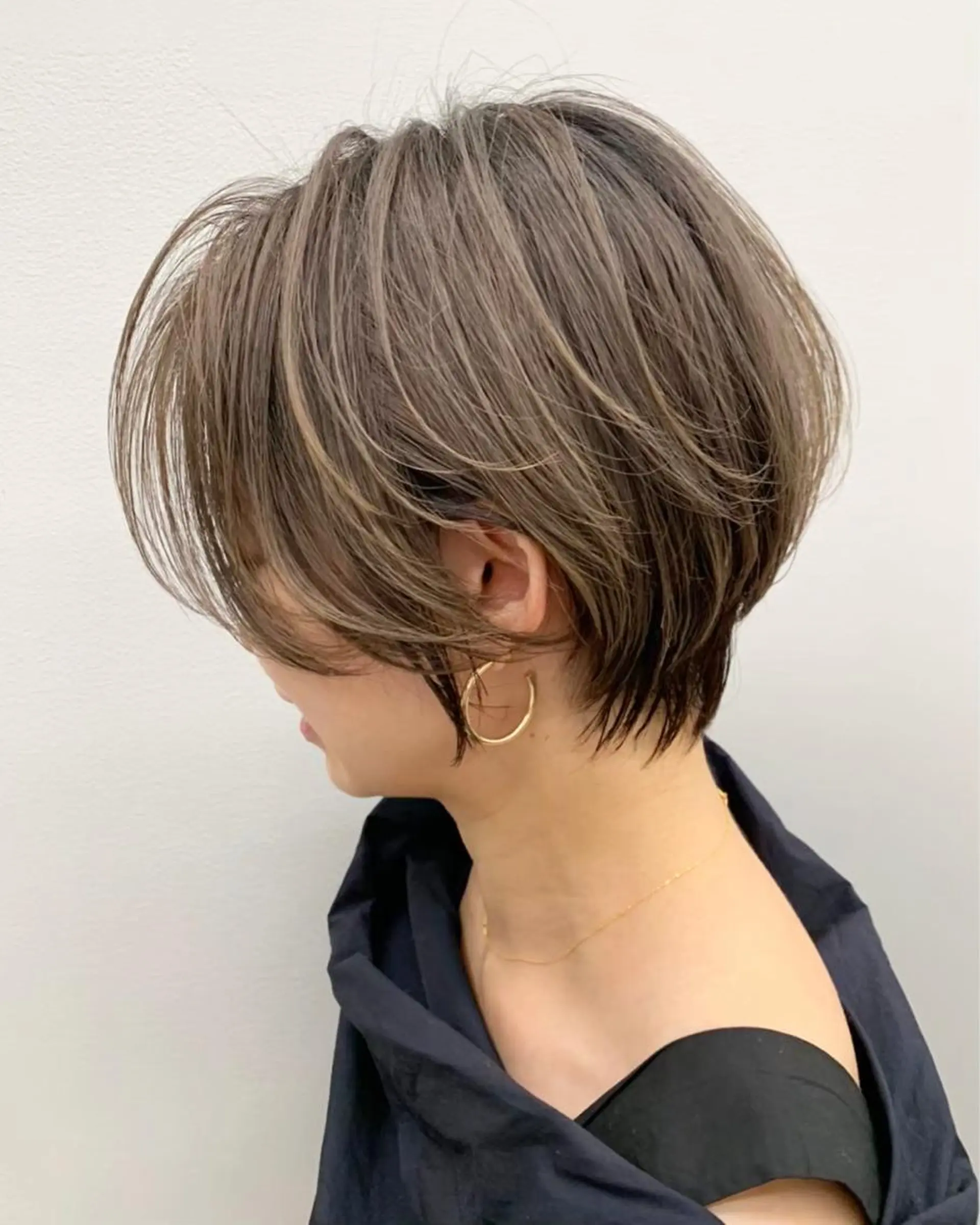 ショート 京都レイヤーカット/ 縮毛矯正/羽柴りくのヘアスタイル