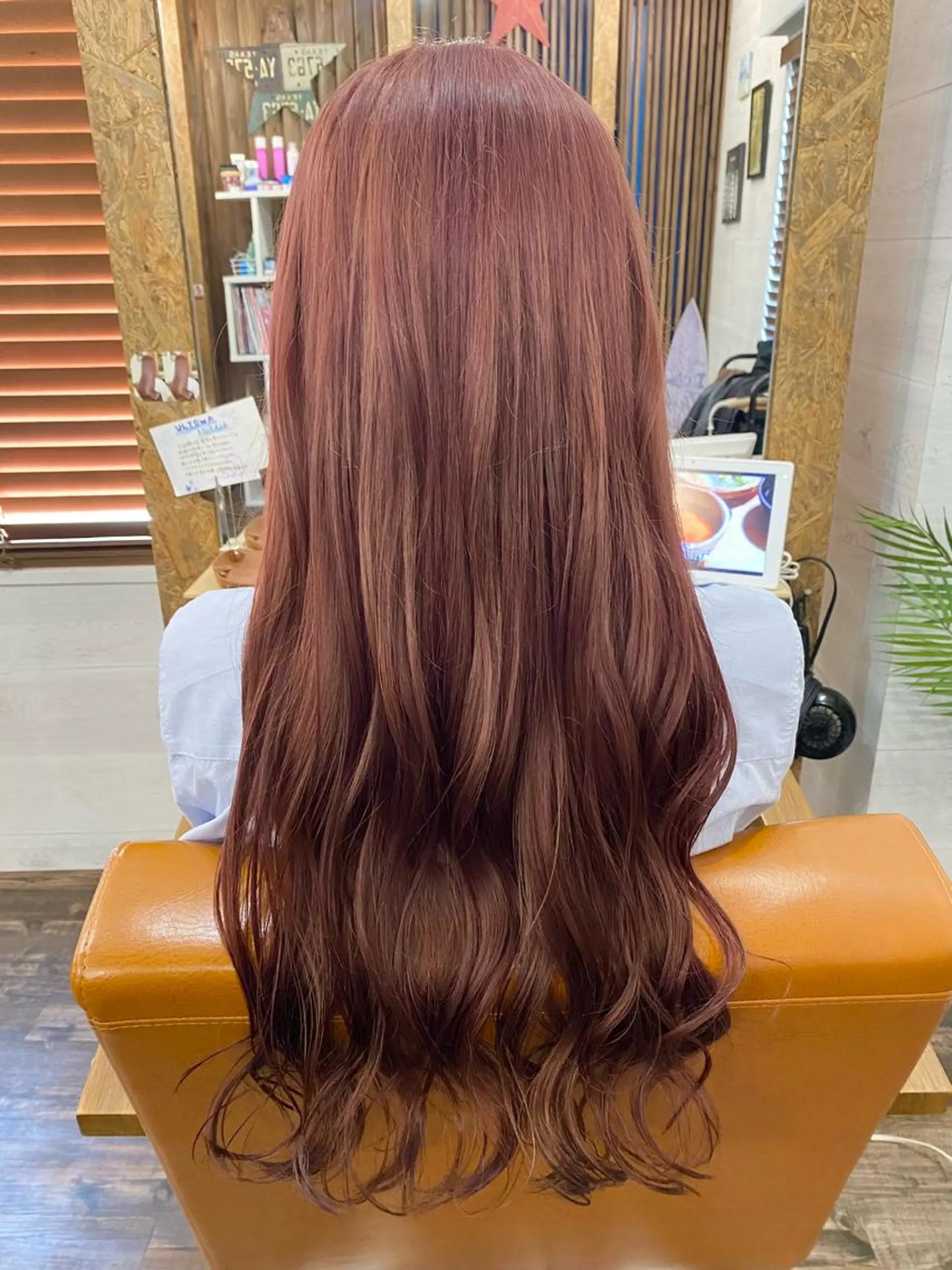 ロング カラー ブリーチ毛対応酸性 ストレート🌈サキのヘアスタイル