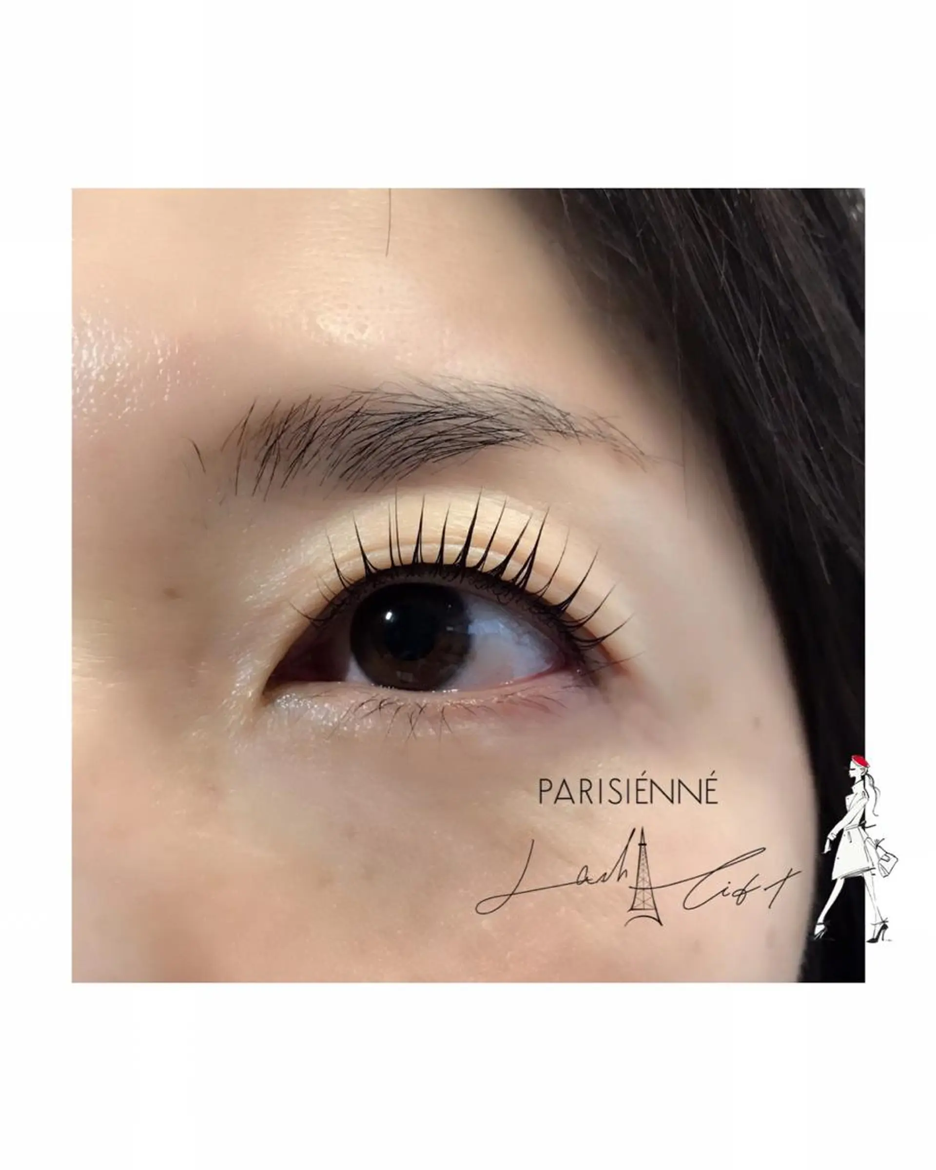 マツエク・マツパ パリジェンヌラッシュリフト マツパ シェールピエール所属・Laf かおりのマツエク・マツパデザイン