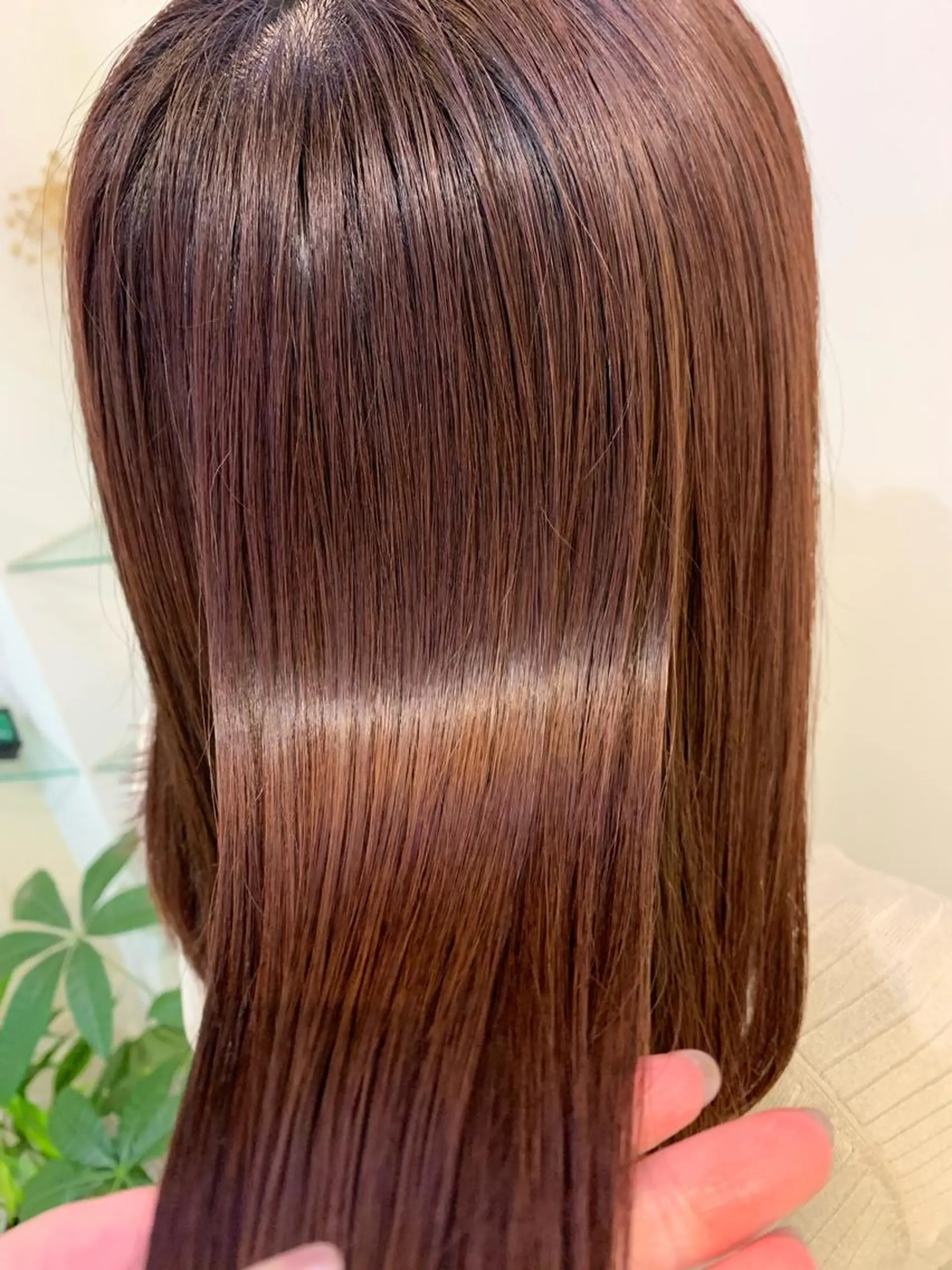 カラー ブリーチしない暖色 カラー🥀杉 優菜のヘアスタイル