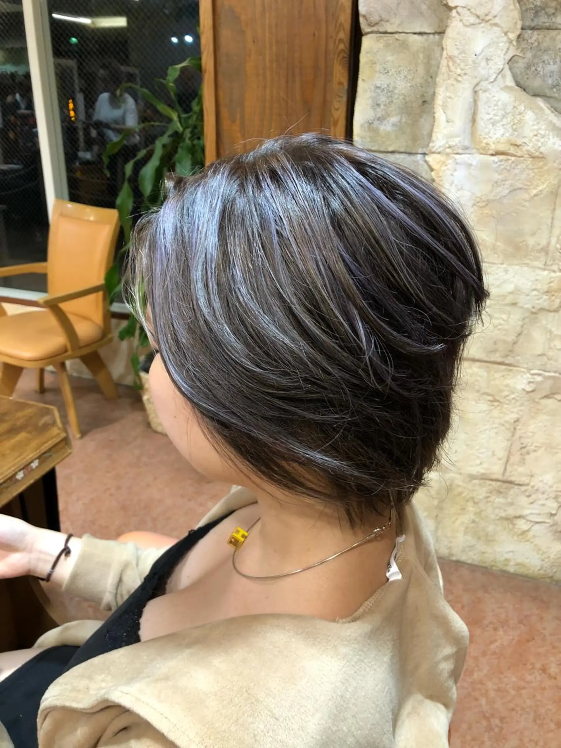 カラー アッシュ アッシュグレー ハイライトカラー CREDGARDEN吉祥寺店所属・大竹 哲也のヘアスタイル