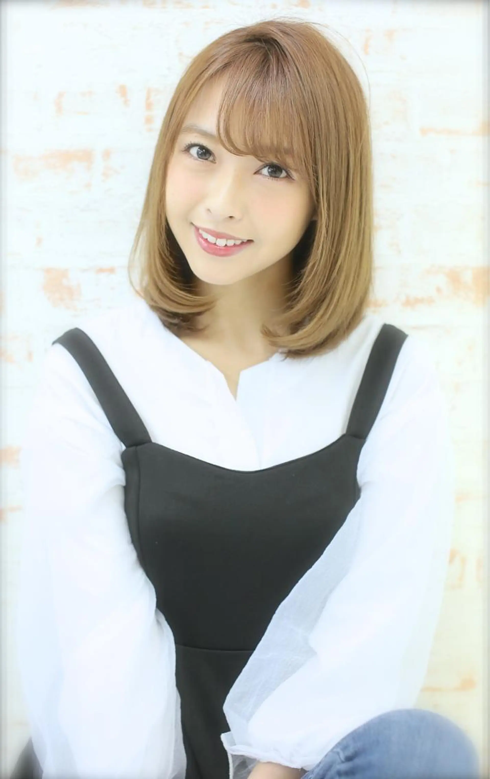 ミディアム カラー パーマ 髪質改善/縮毛矯正/ ボブ/店長/槌矢圭悟のヘアスタイル