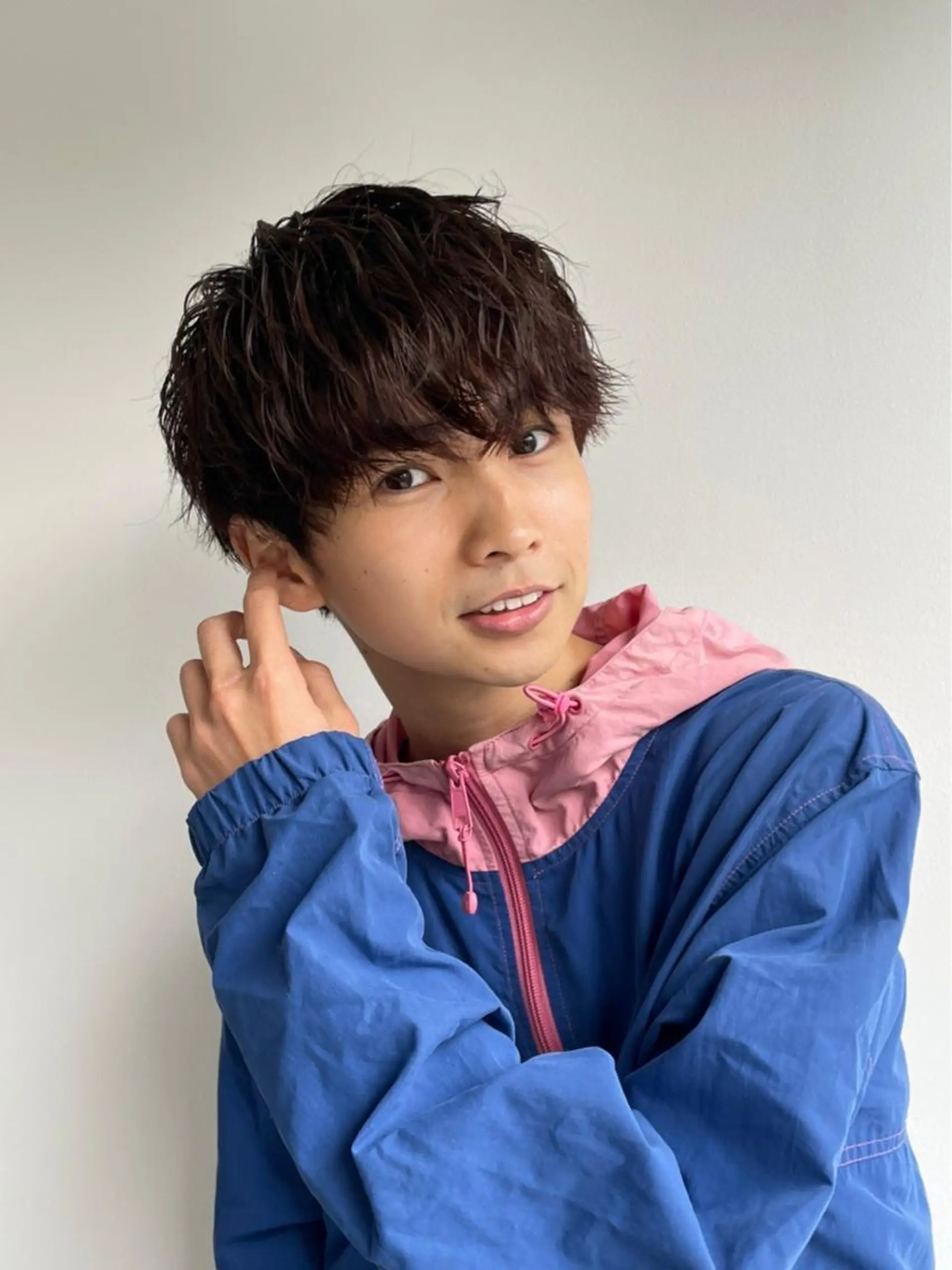 ショート カラー メンズ CLUTCH天王寺 西藤遥河のヘアスタイル