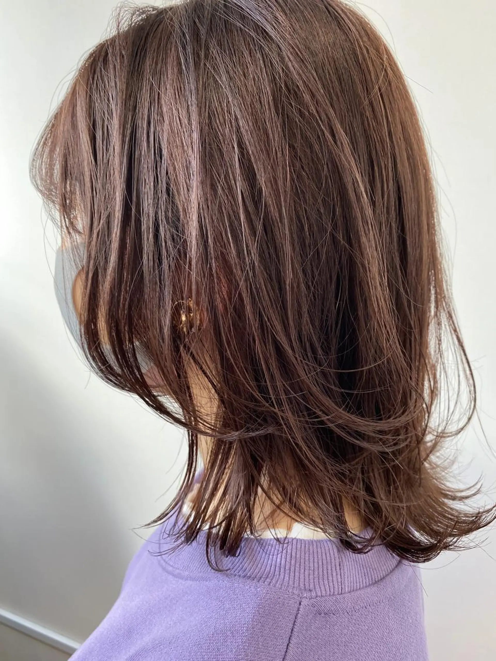 ミディアム カラー レイヤーカット fit stand /HIIRAGIのヘアスタイル