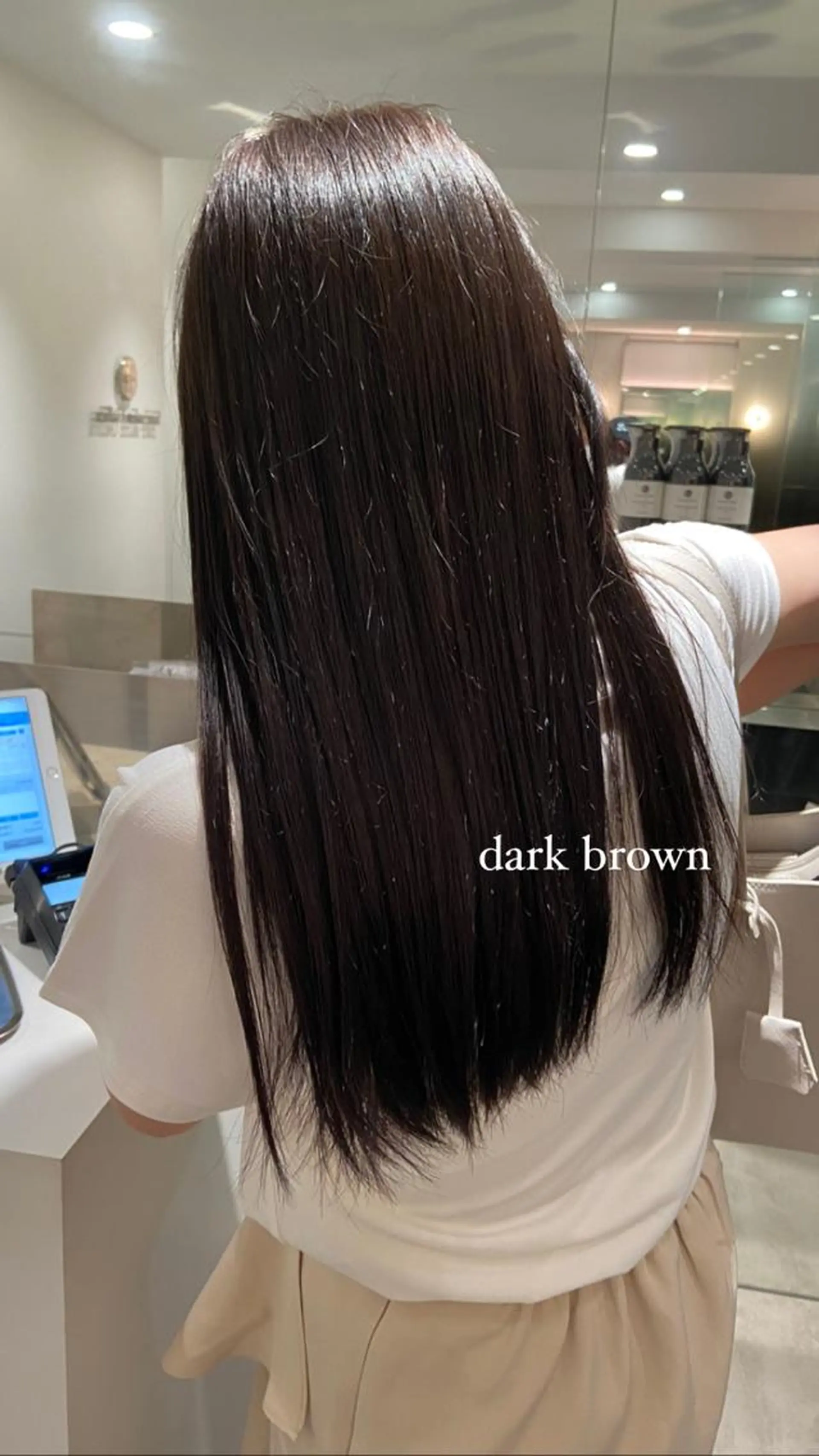 ロング カラー ヘアカラー トリートメント ヘッドスパ ヘアセット 透ける艶カラー💎 ミオのヘアスタイル