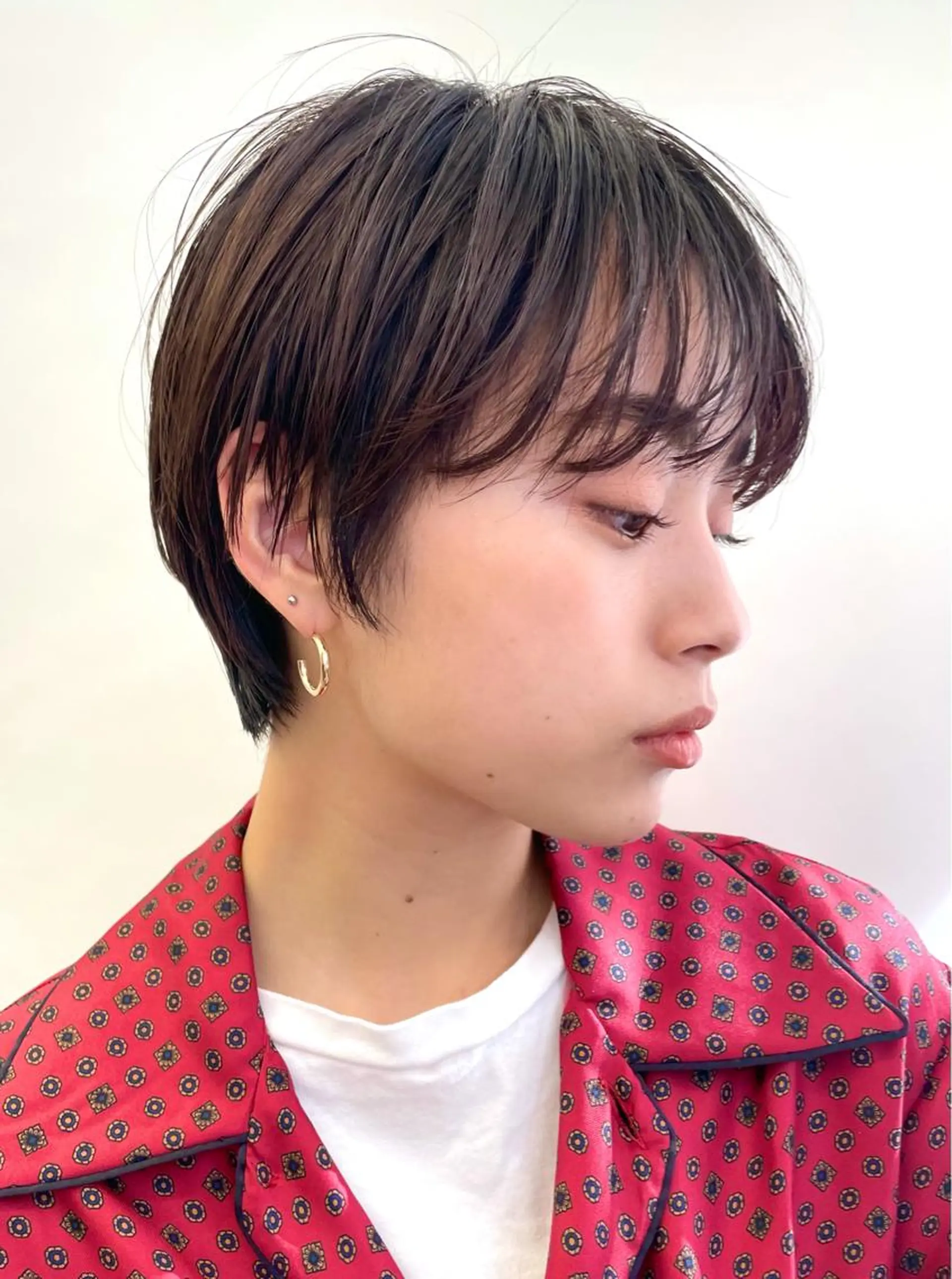 ショート カラー ショートボブ ハンサムショート ボブ ショートヘア 笠原 健人のヘアスタイル