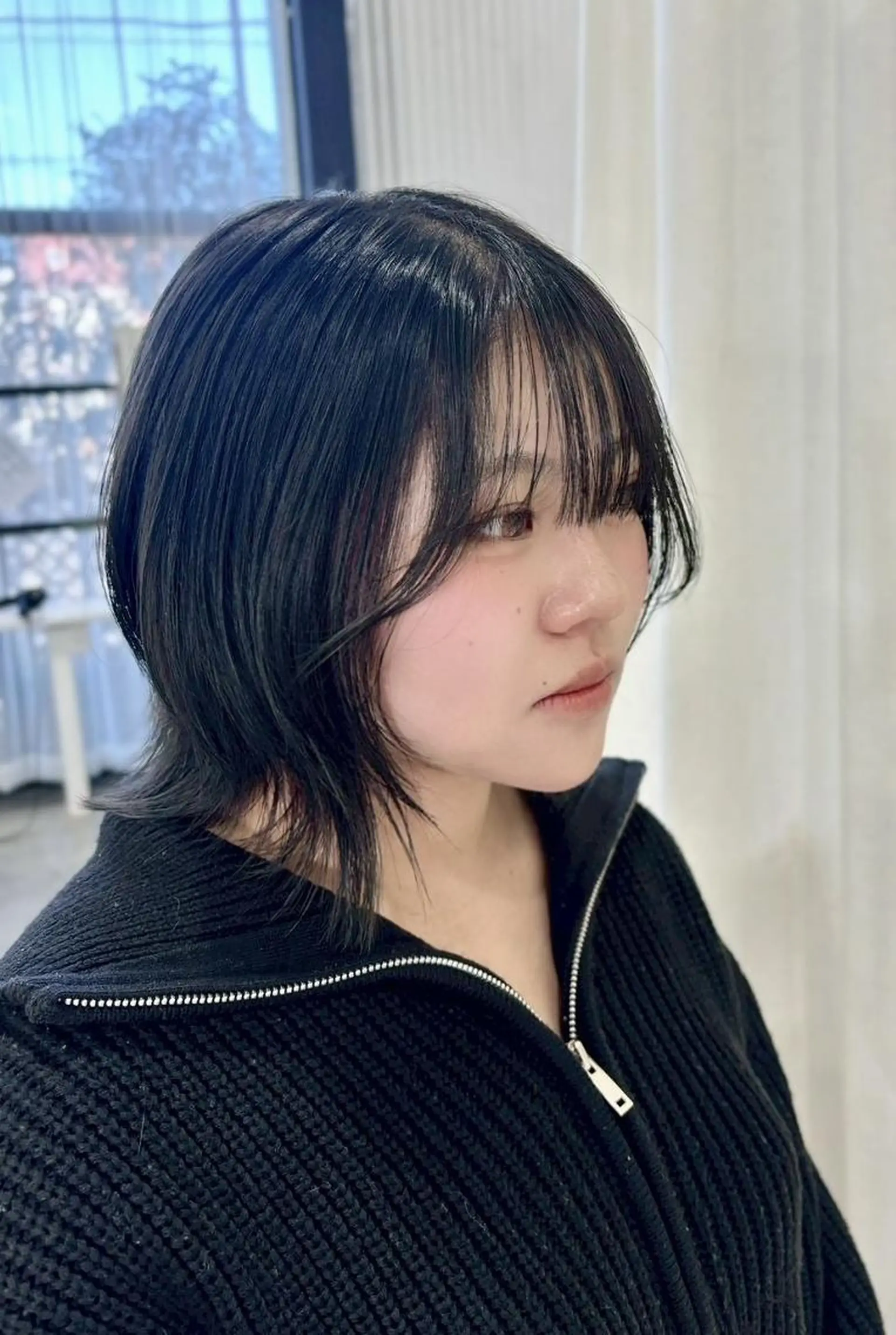 ショート ボブレイヤー ボブ レイヤーカット カット トリートメント EDAME熊谷☘️ クラカミ　レンのヘアスタイル