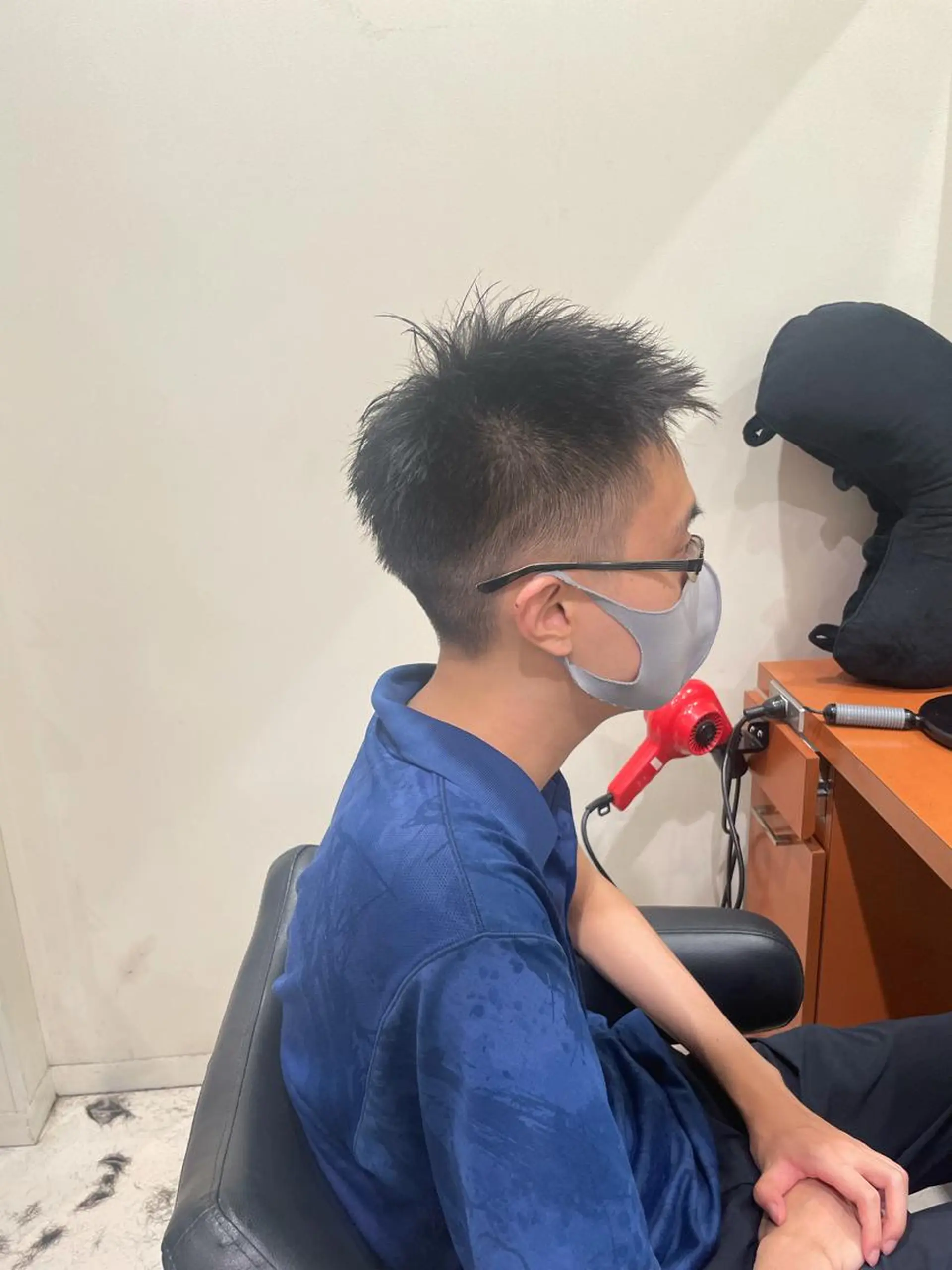 ショート メンズ メンズベリーショート ベリーショート ショートヘア 髙田 千華 髪質改善ストレートのヘアスタイル