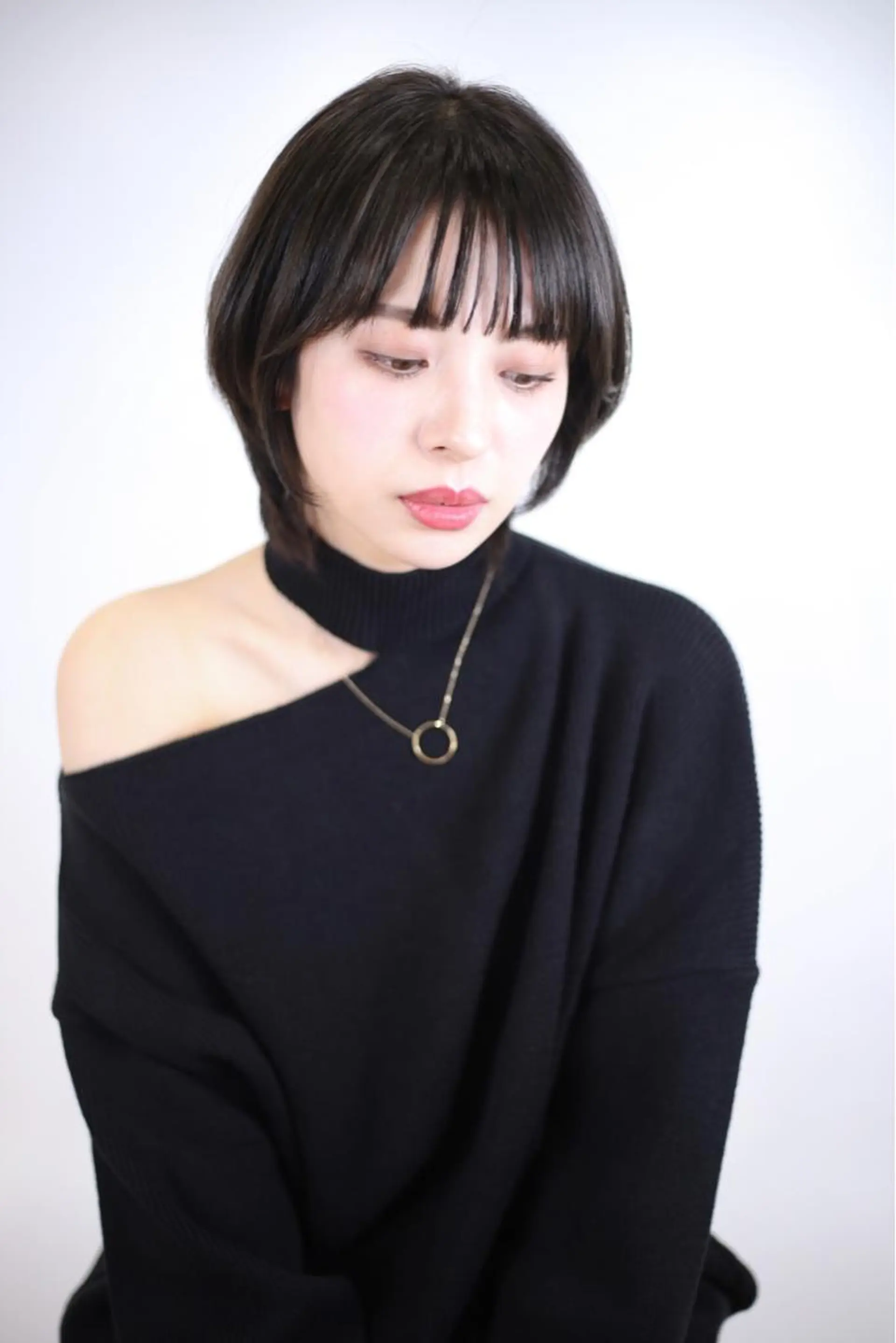 ショート ショートボブ ボブ 髪質改善 韓国風ヘア シースルーバング BACANCES〜バカンス〜所属・👑👑👑👑工藤 敬👑👑👑👑のヘアスタイル