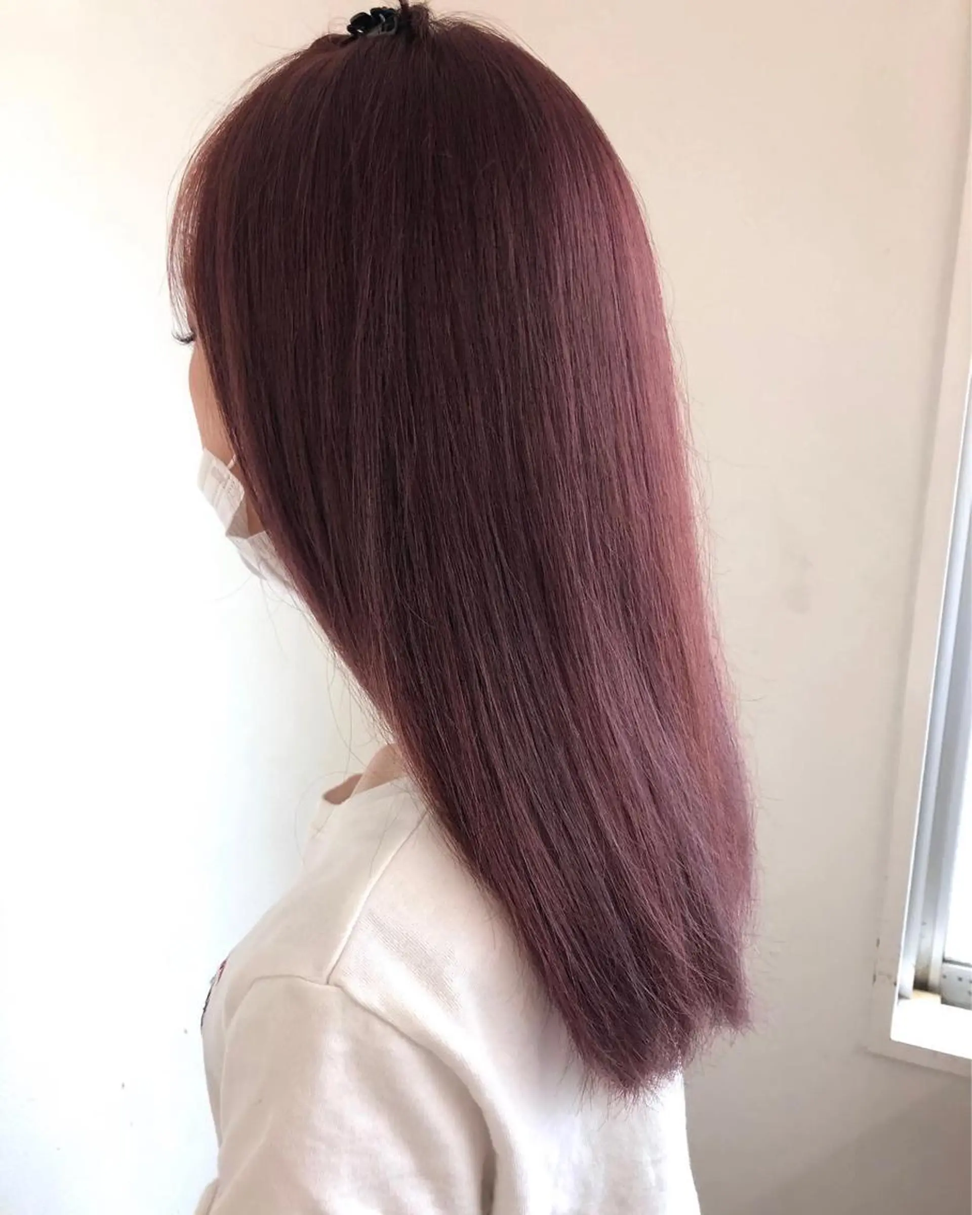 セミロング カラー ローズカラー ACRO梅田【アクロ】所属・髪質改善とカラーの人 倉友哉のヘアスタイル