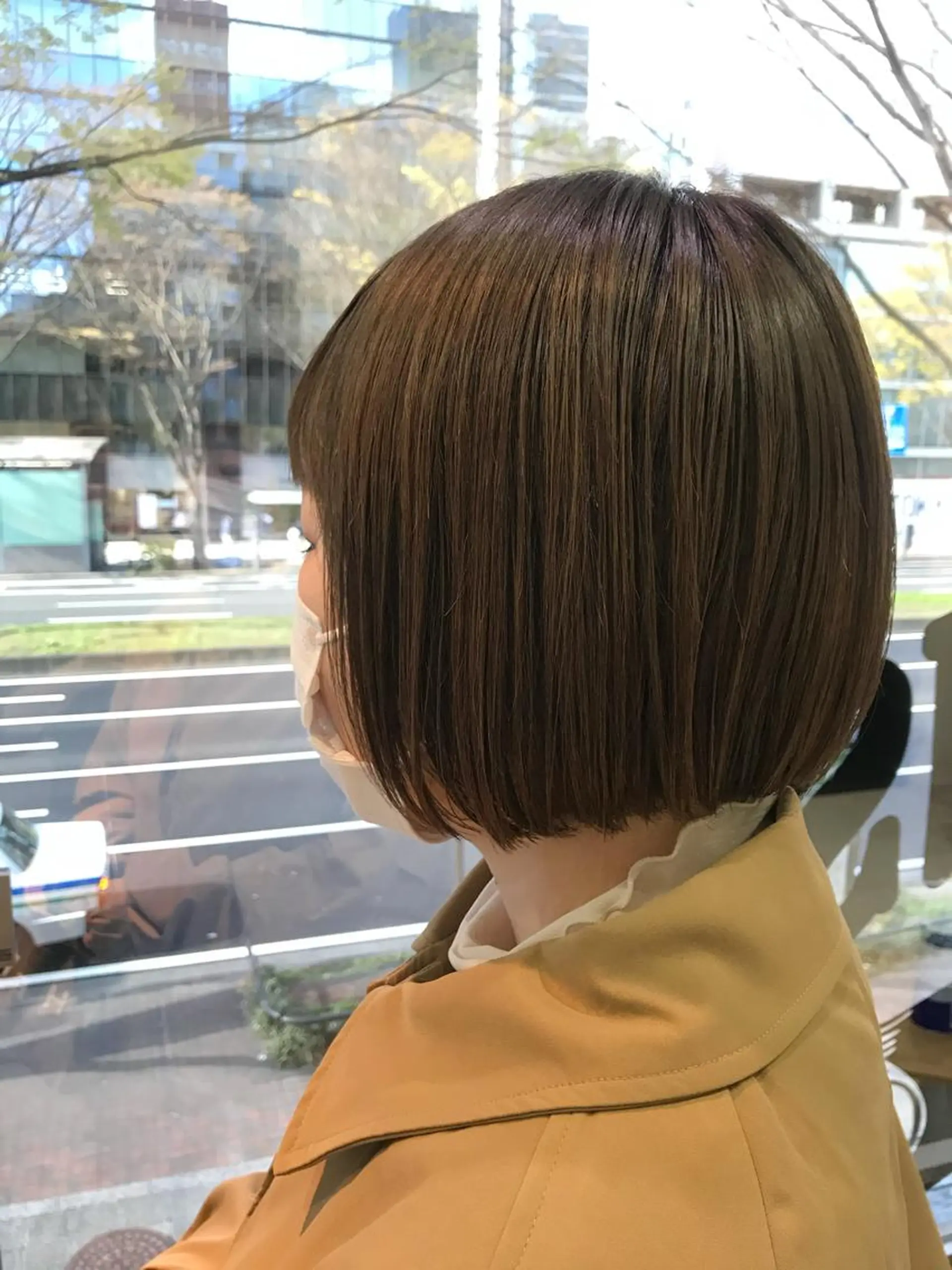 ショート ボブ 藤野 美咲のヘアスタイル