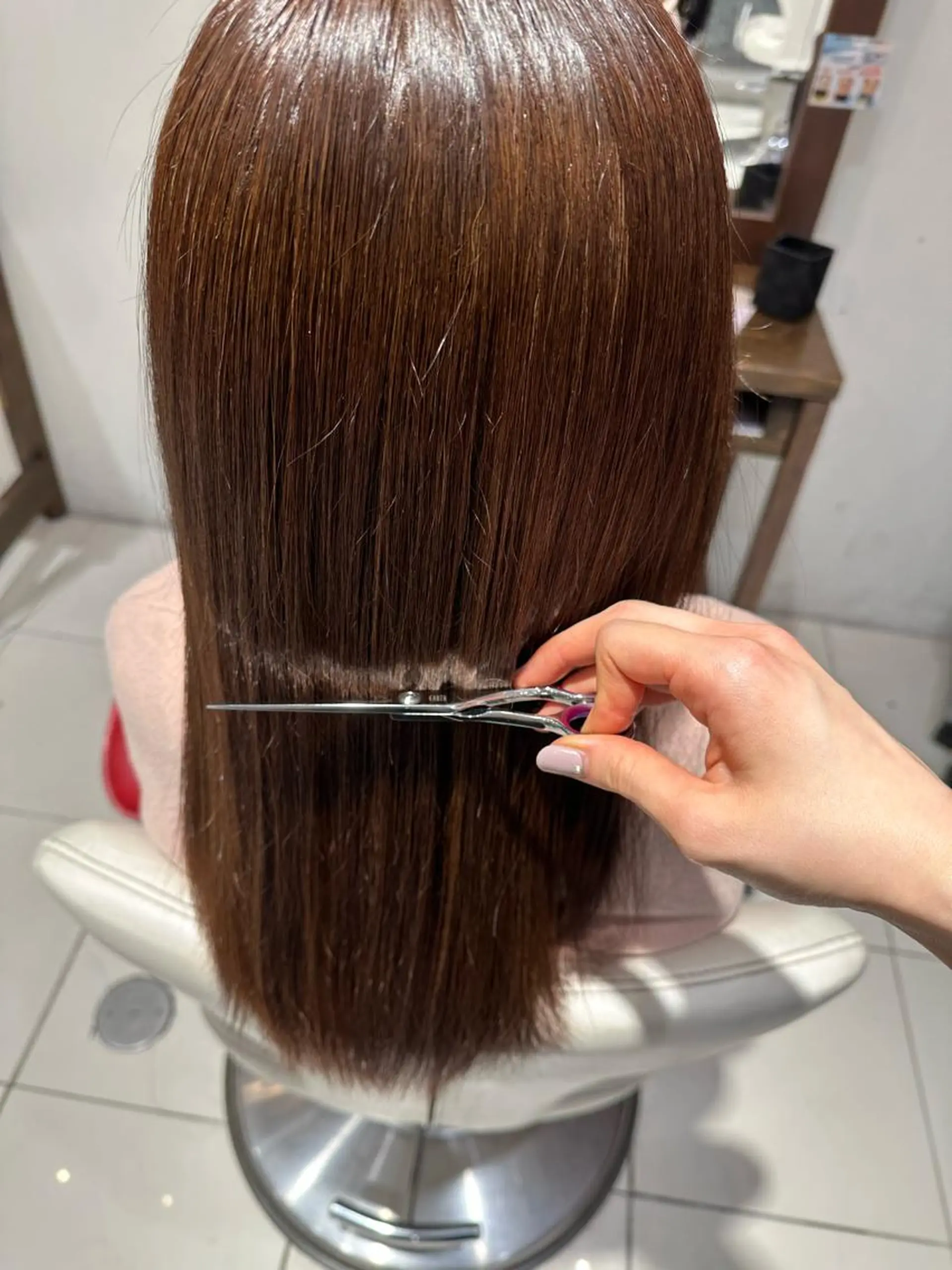 ロング 髪質改善 トリートメント 縮毛矯正 トリートメント 💜髪質改善推し💜 Sein.せりのヘアスタイル