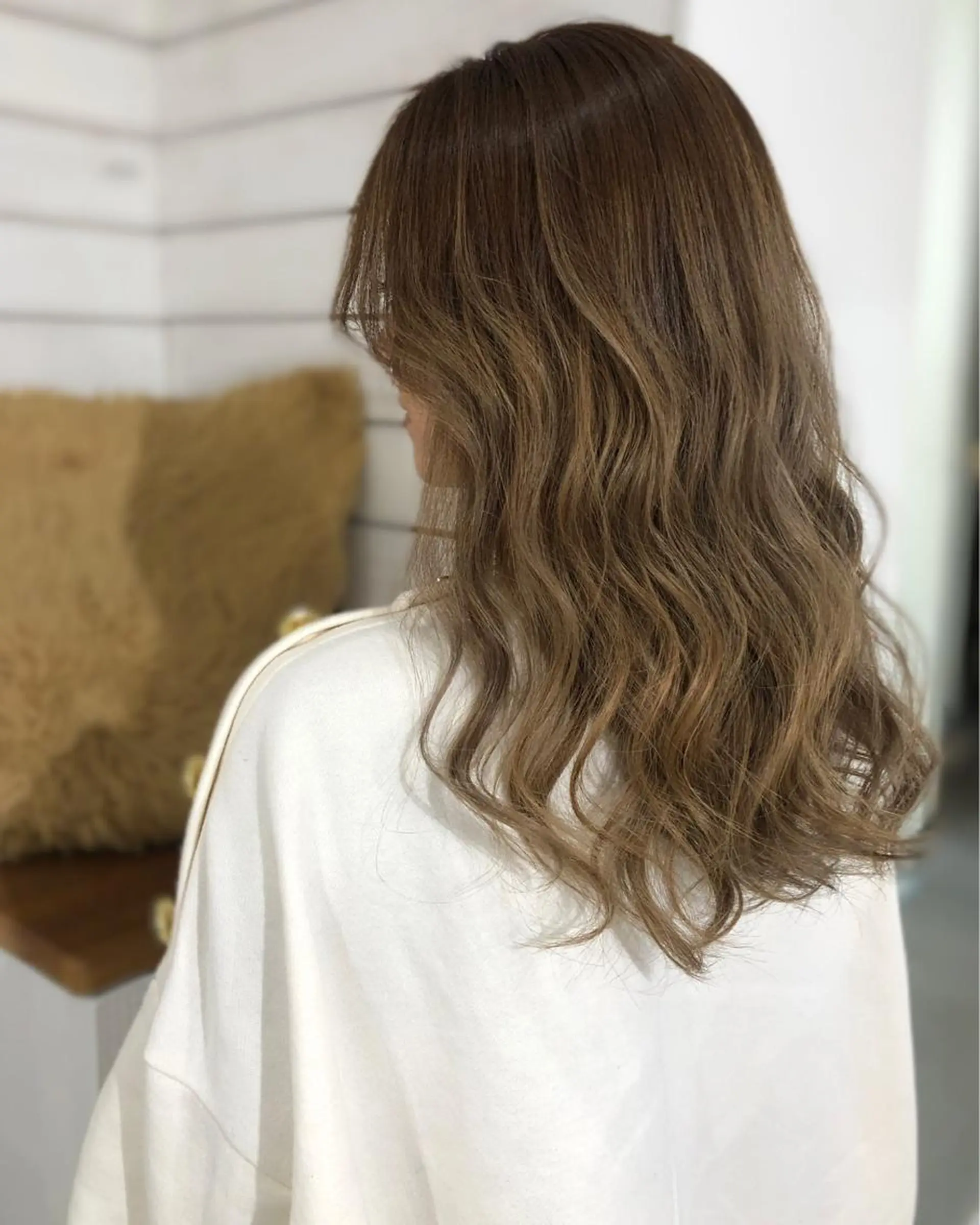 セミロング レイヤーカット 🦋美髪／エクステ 🦋アベイクミのヘアスタイル