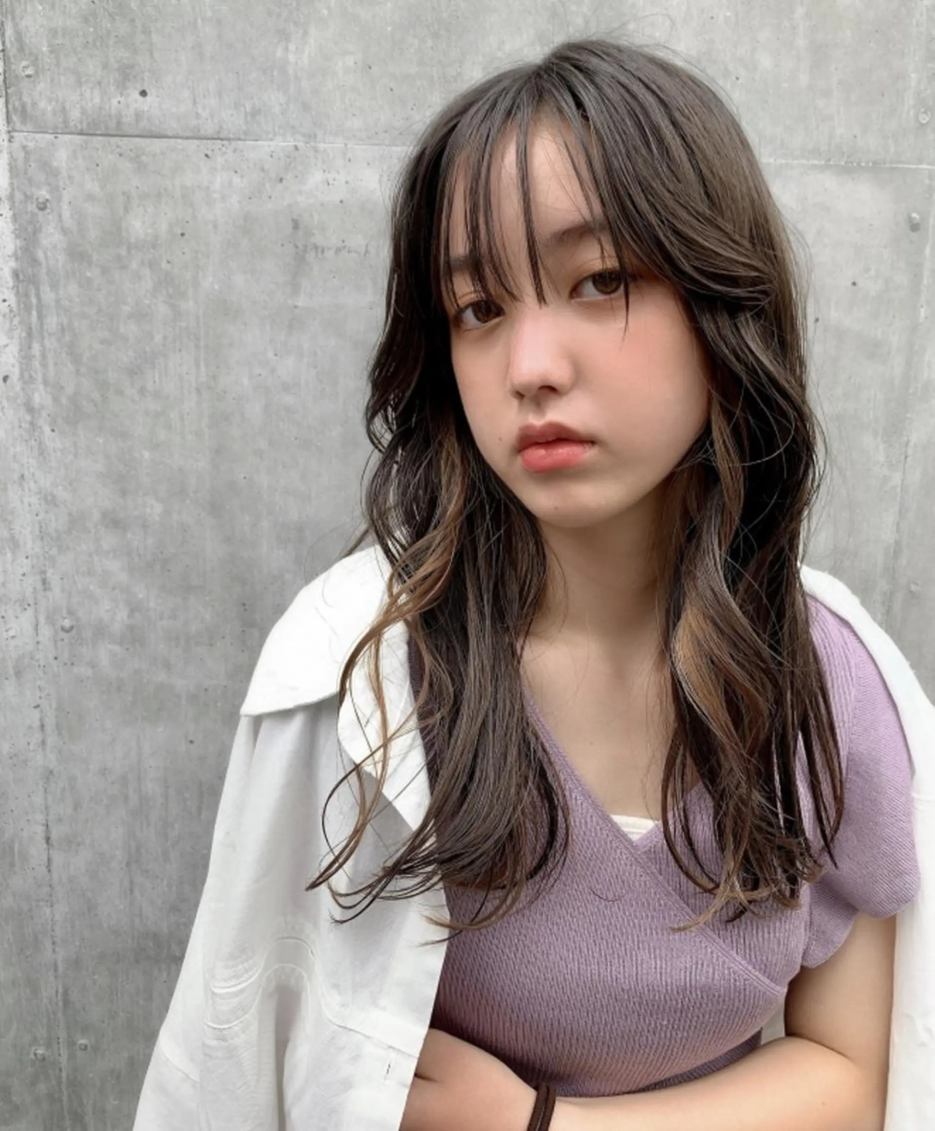 ロング カラー 💚ミヤマ アンナ☘️のヘアスタイル