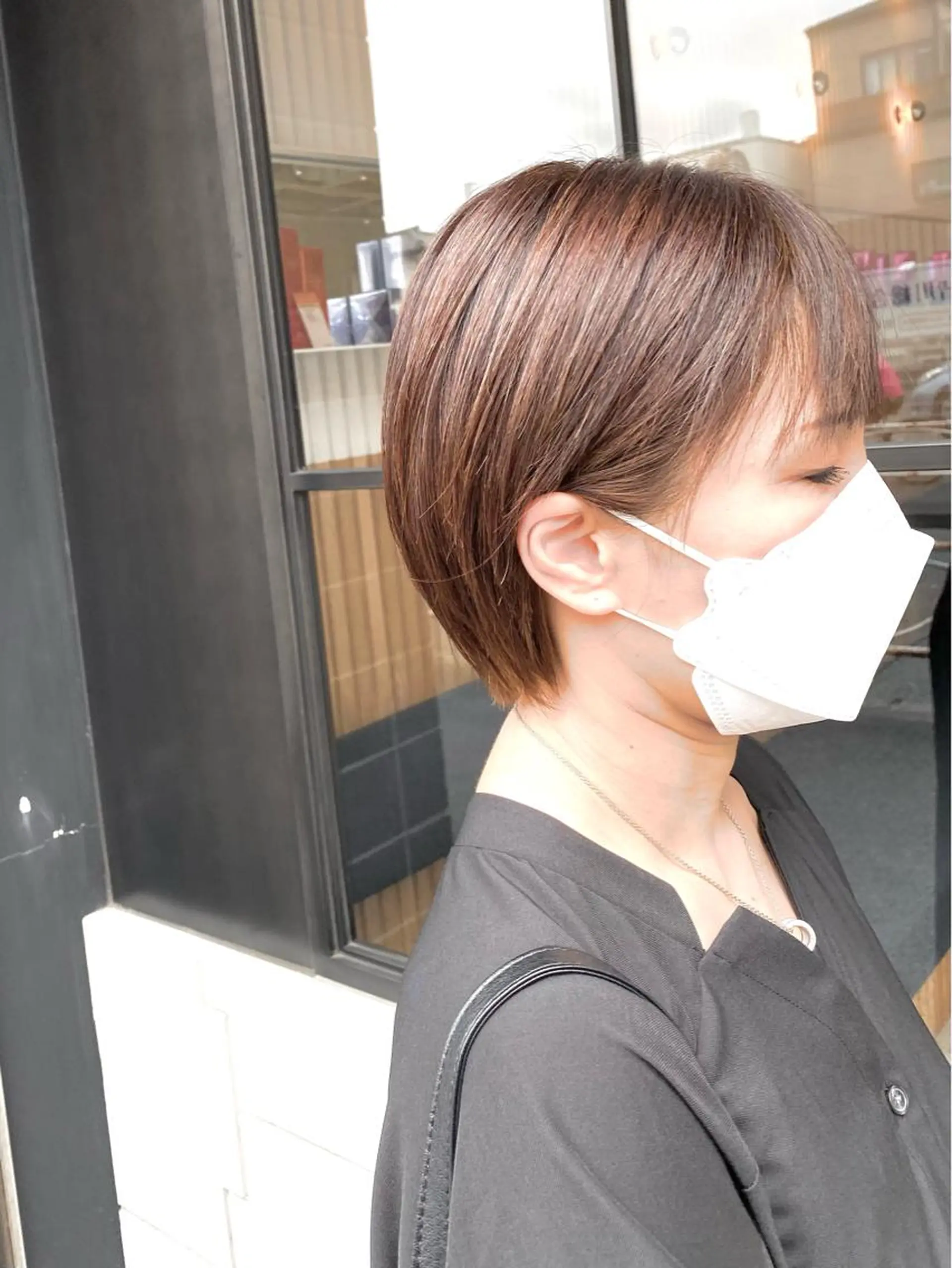 ショート カラー ショートボブ ボブ ショートヘア カット ヘアカラー トリートメント 谷合 貴志のヘアスタイル