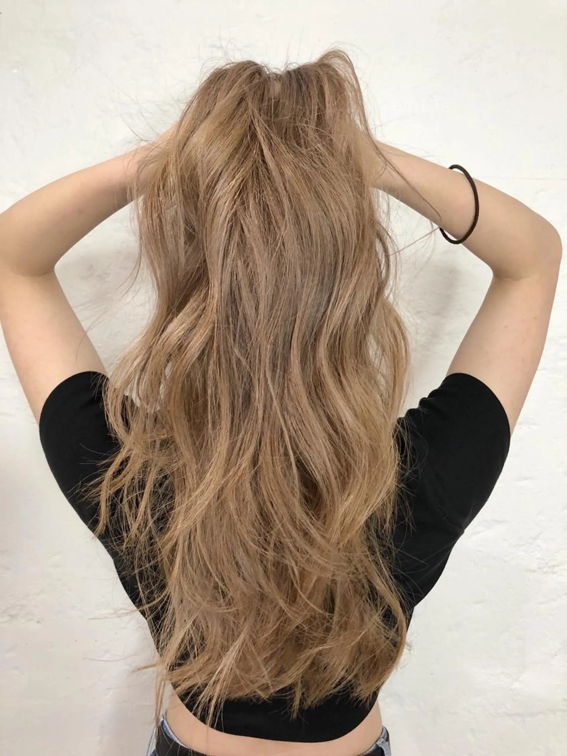 ロング カラー レイヤーカット BLend 渋谷のヘアスタイル